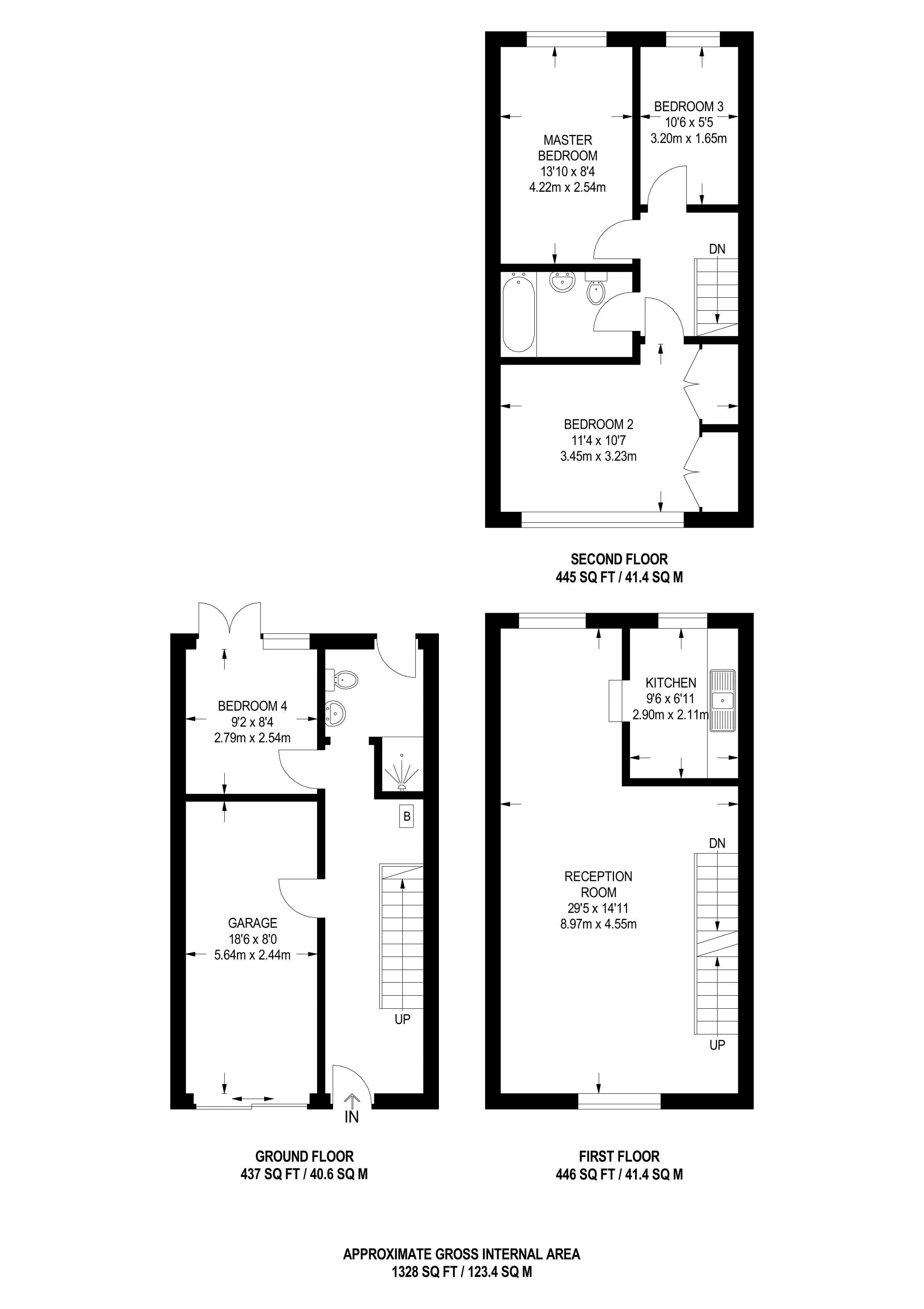 4 Bedrooms Terraced house for sale in Devon Bank, Guildford GU2