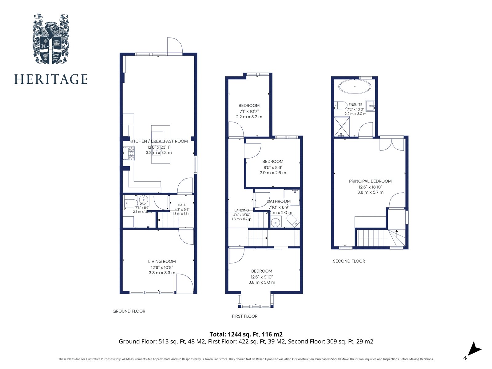 50, Queens Road, Colchester floorplan