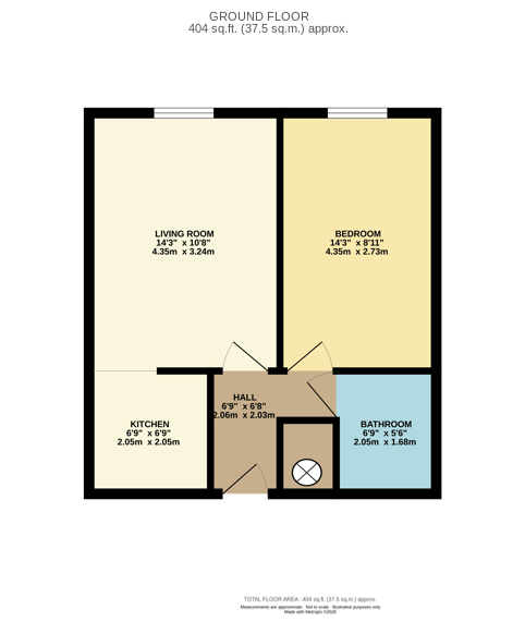 Caterstone, Chapel Lane, Wimborne floorplan