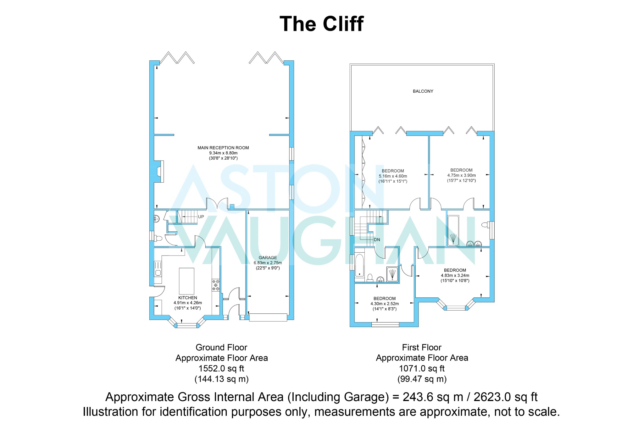 6 The Cliff, Brighton, East Sussex floorplan