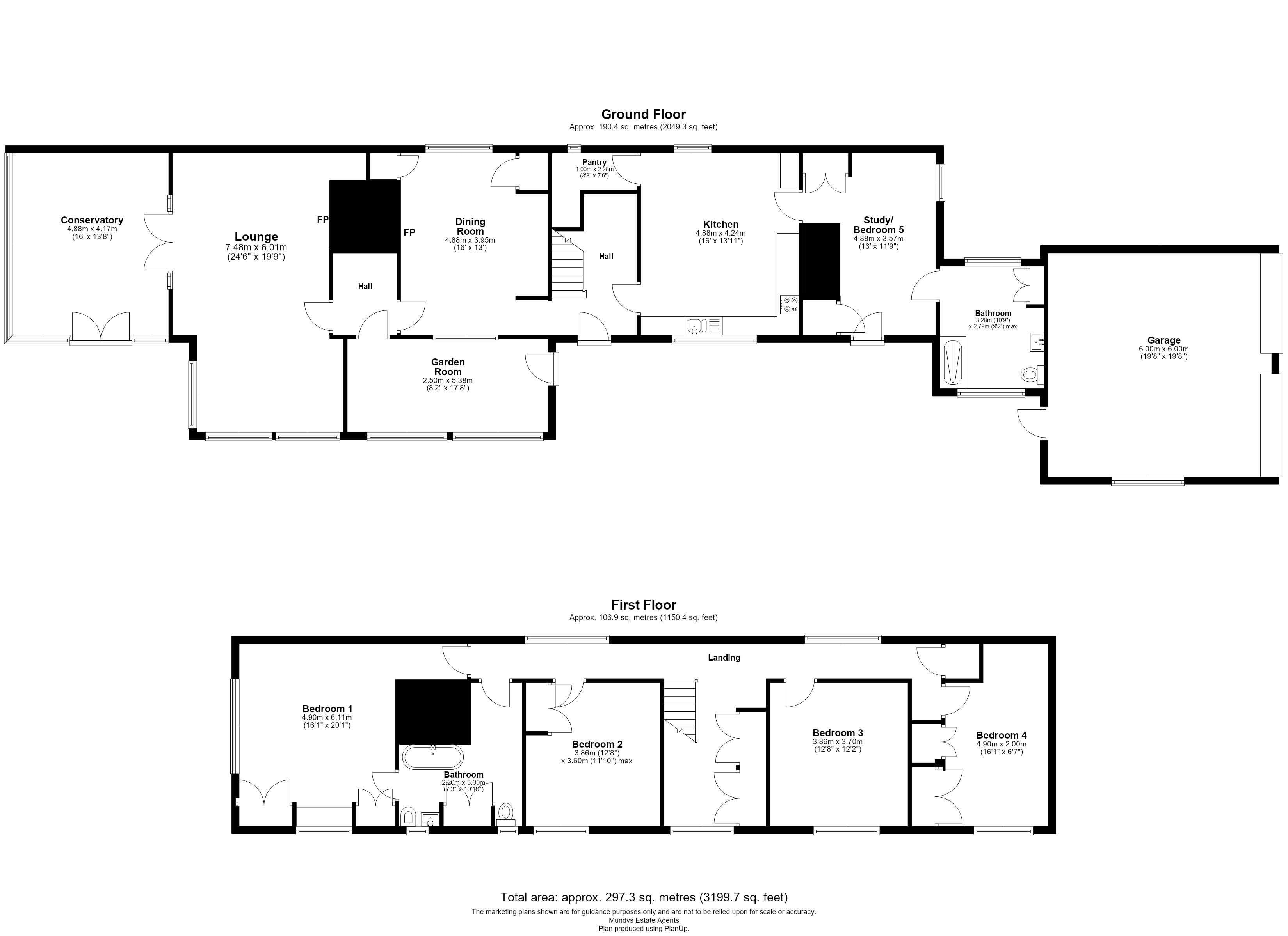 12 Caistor Road, Market Rasen floorplan
