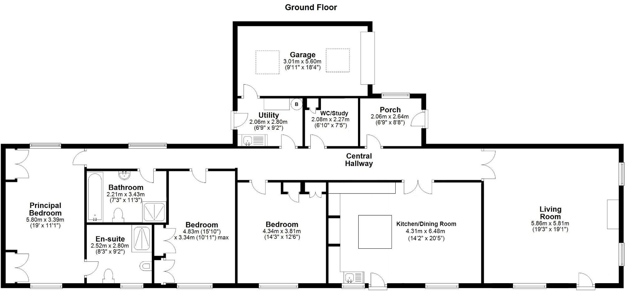 The Hemel, Corbridge floorplan