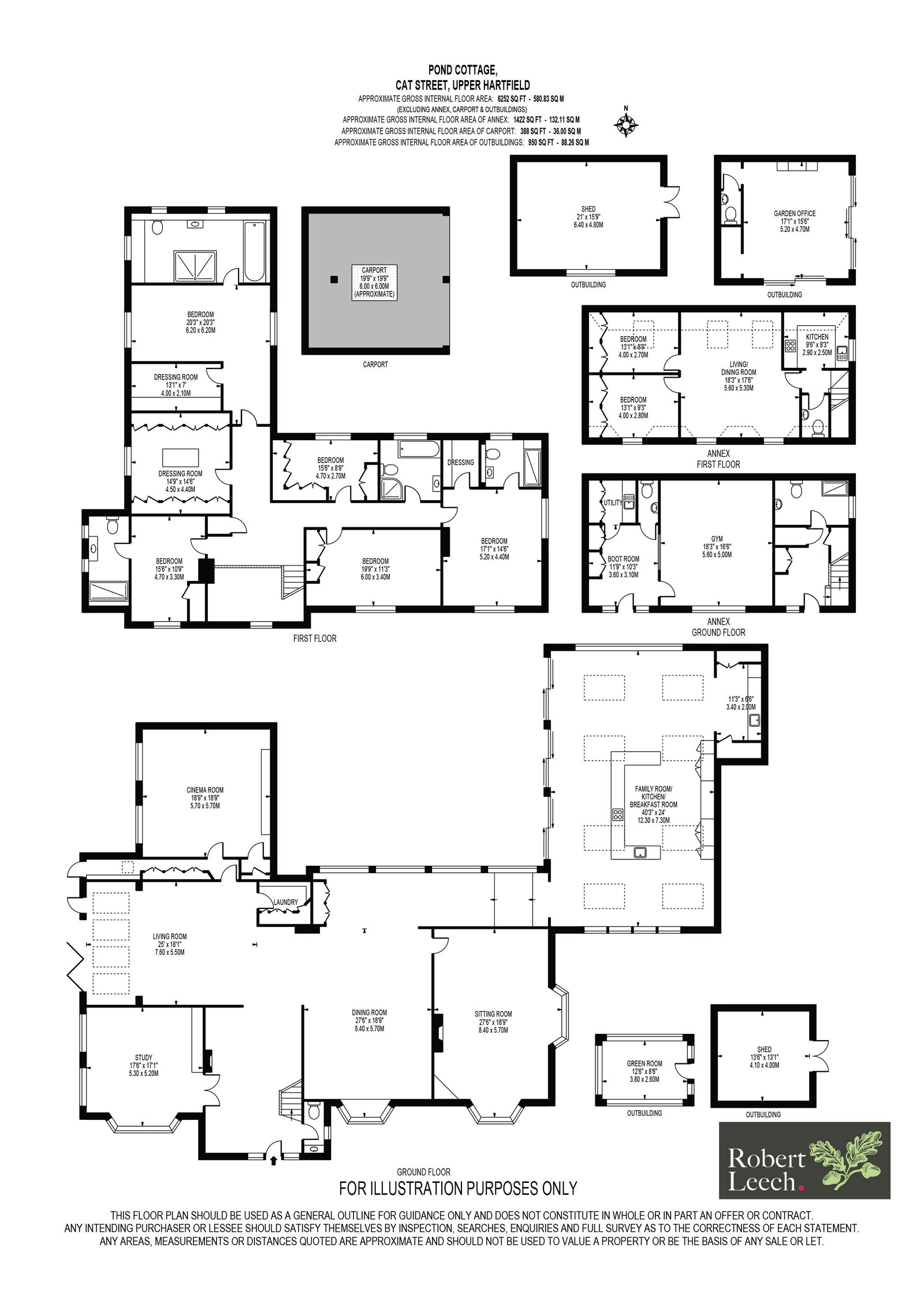 The Pond Cottage, Cat Street, Hartfield floorplan