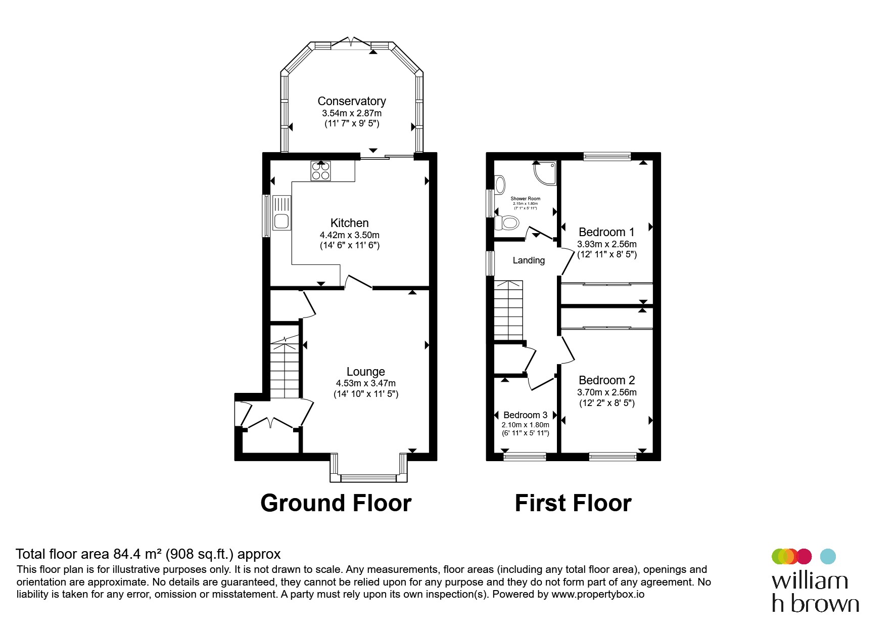56, Sandy Acres Close, Sheffield floorplan