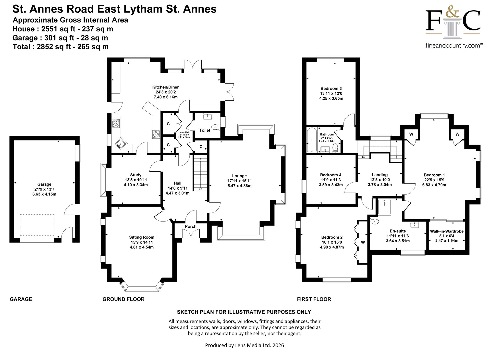 190 St. Annes Road East, Lytham St. Annes floorplan