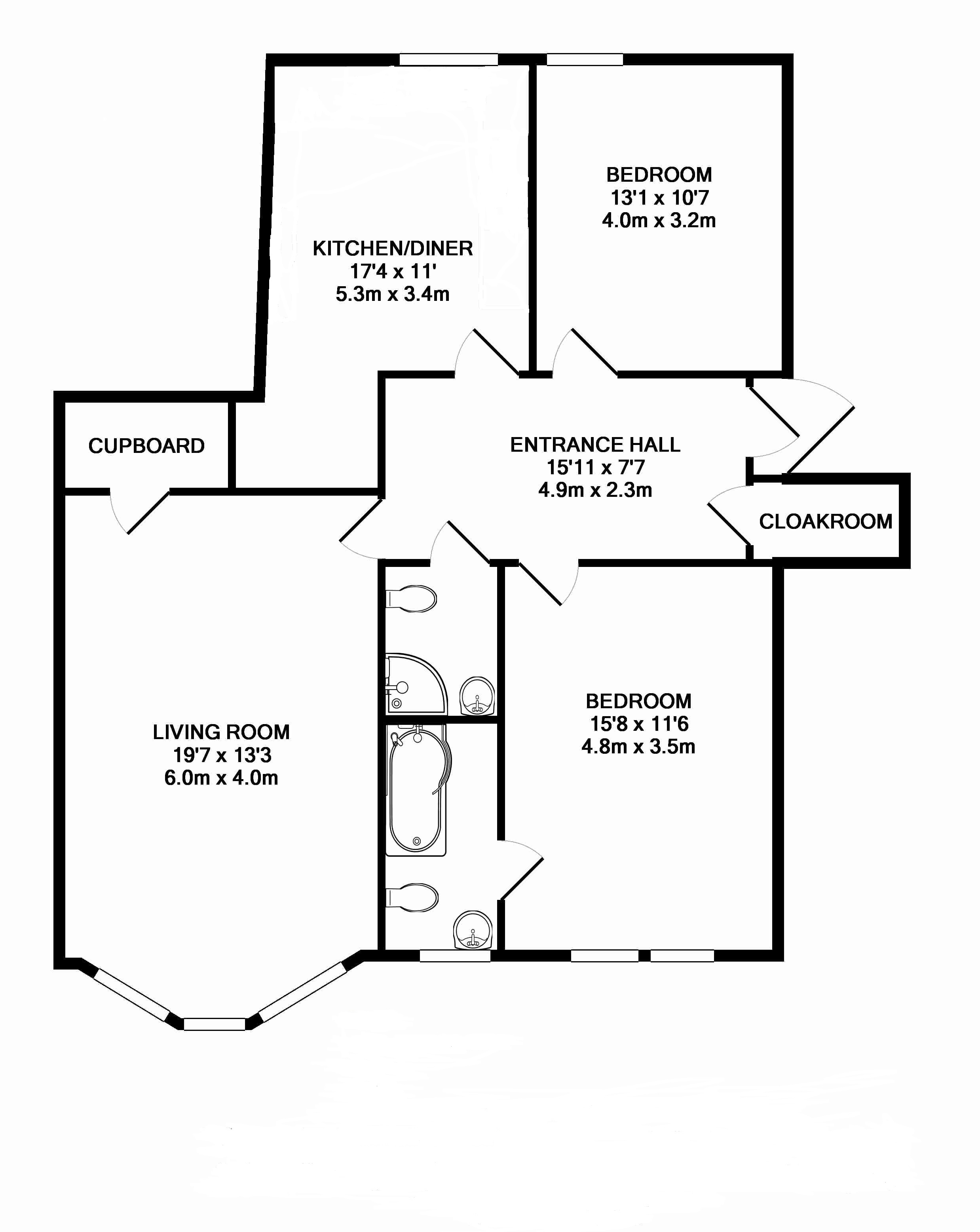 2 Bedrooms Flat to rent in Montague Street, Glasgow G4