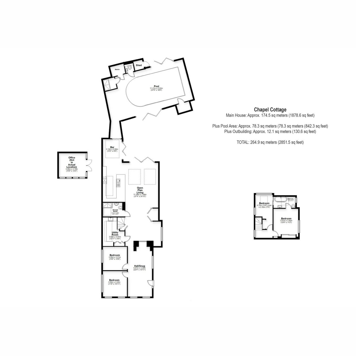 Chapel Cottage, 182 Leylands Road, Burgess Hill floorplan