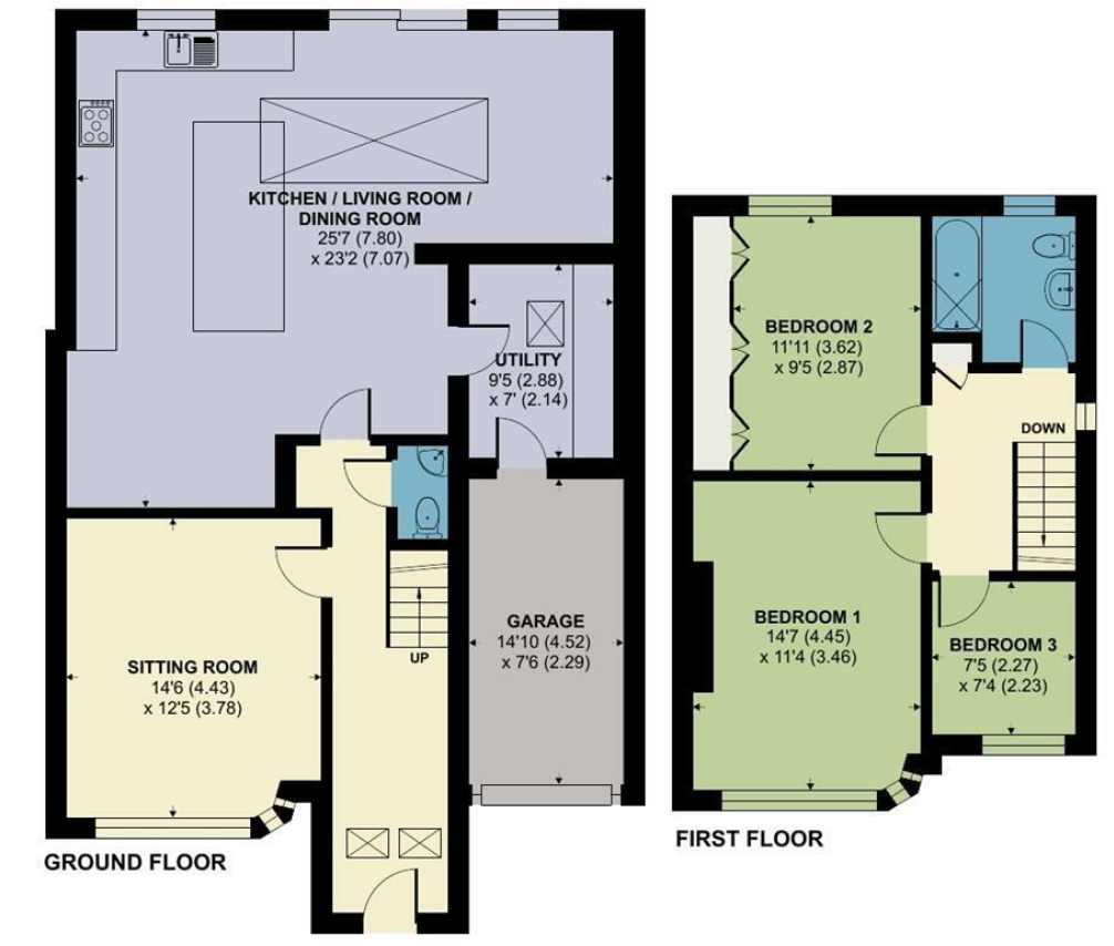 248, St. Michaels Avenue, Yeovil floorplan