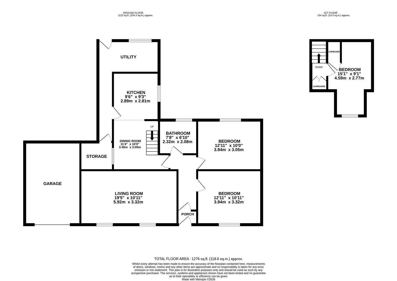 91, Westfield Lane, St. Leonards-On-Sea floorplan