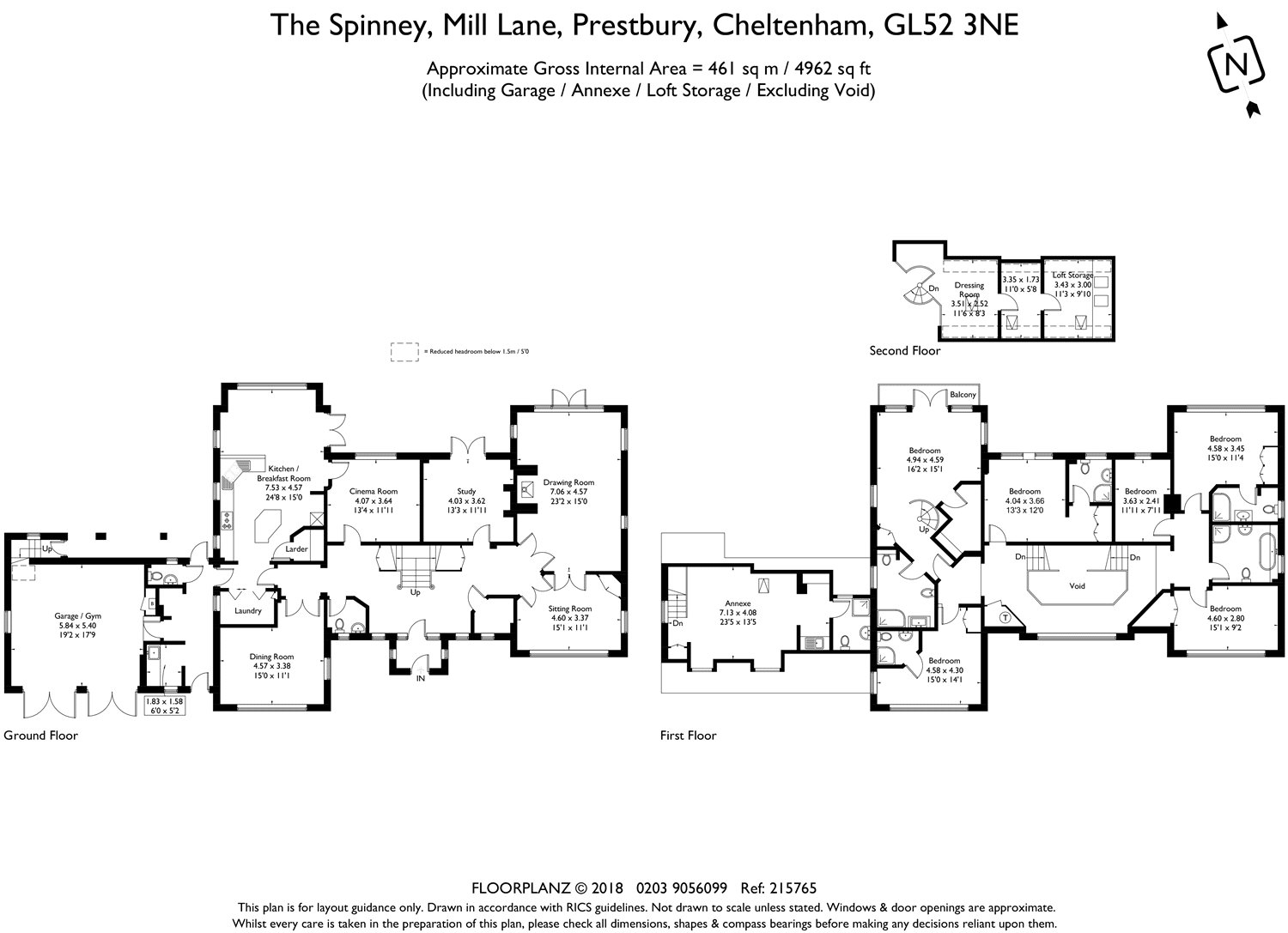 6 Bedrooms Detached house for sale in Mill Lane, Prestbury, Cheltenham, Gloucestershire GL52