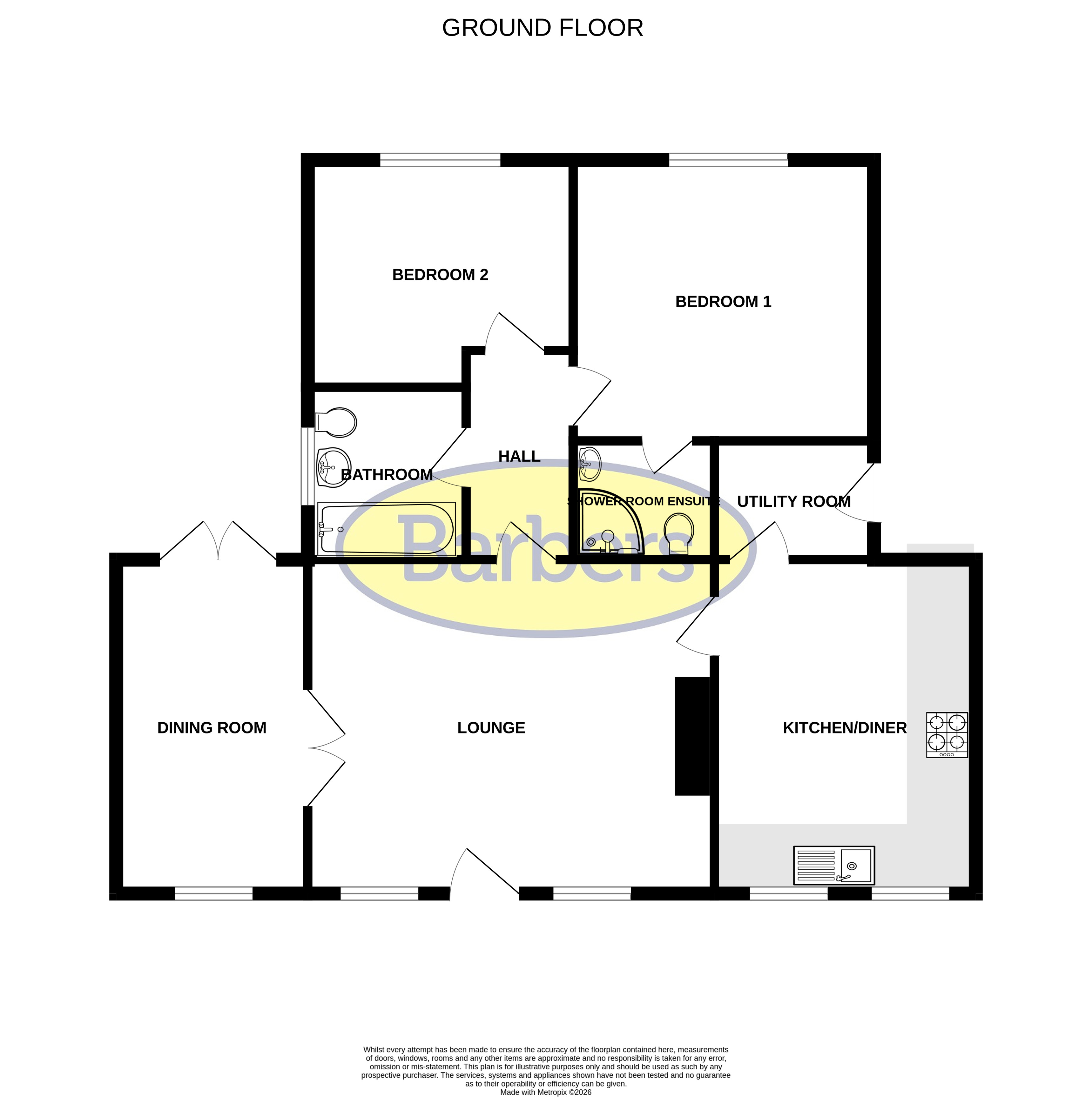 The Old Smithy, Whitchurch floorplan