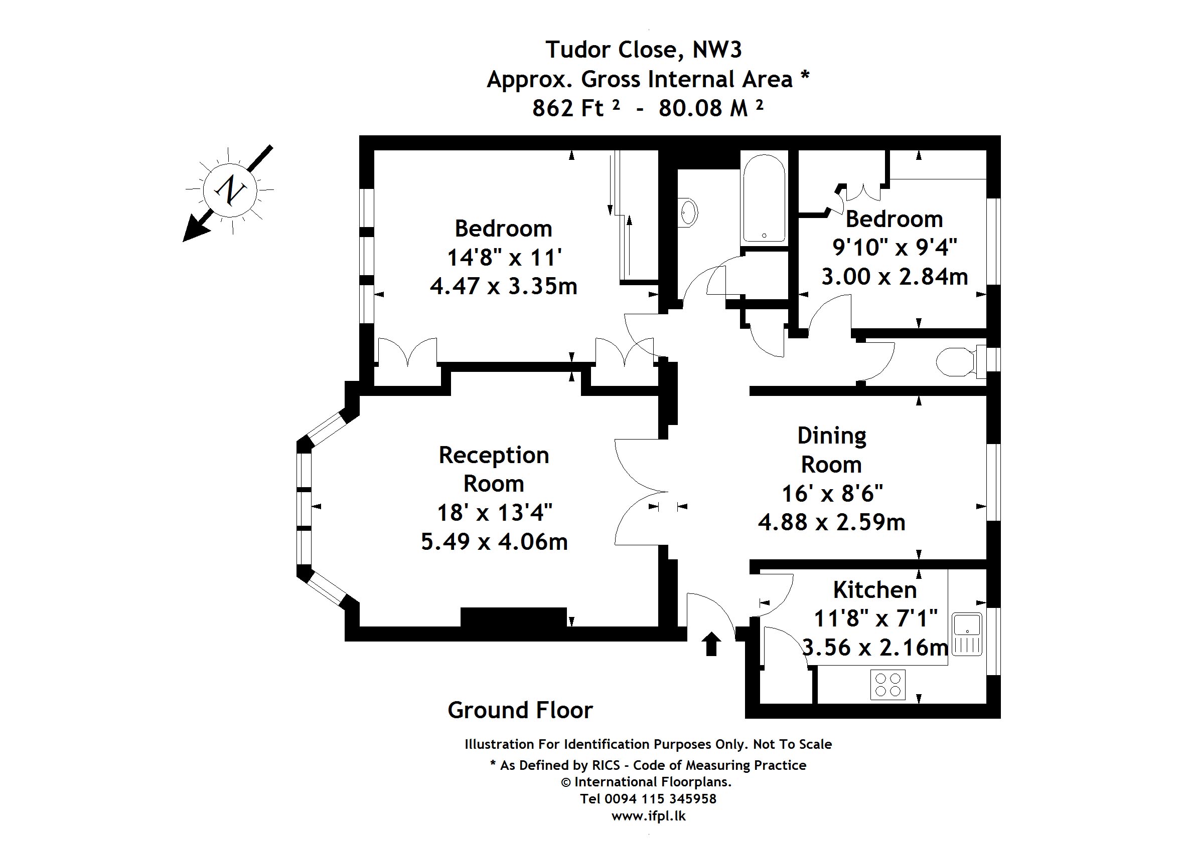 Tudor Close, London NW3, 2 bedroom flat for sale 59252062 PrimeLocation