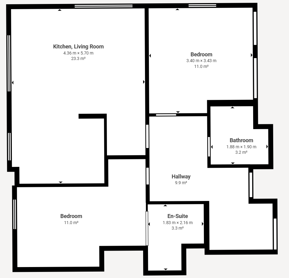 (2/3), 25, Belvidere Avenue, Glasgow floorplan
