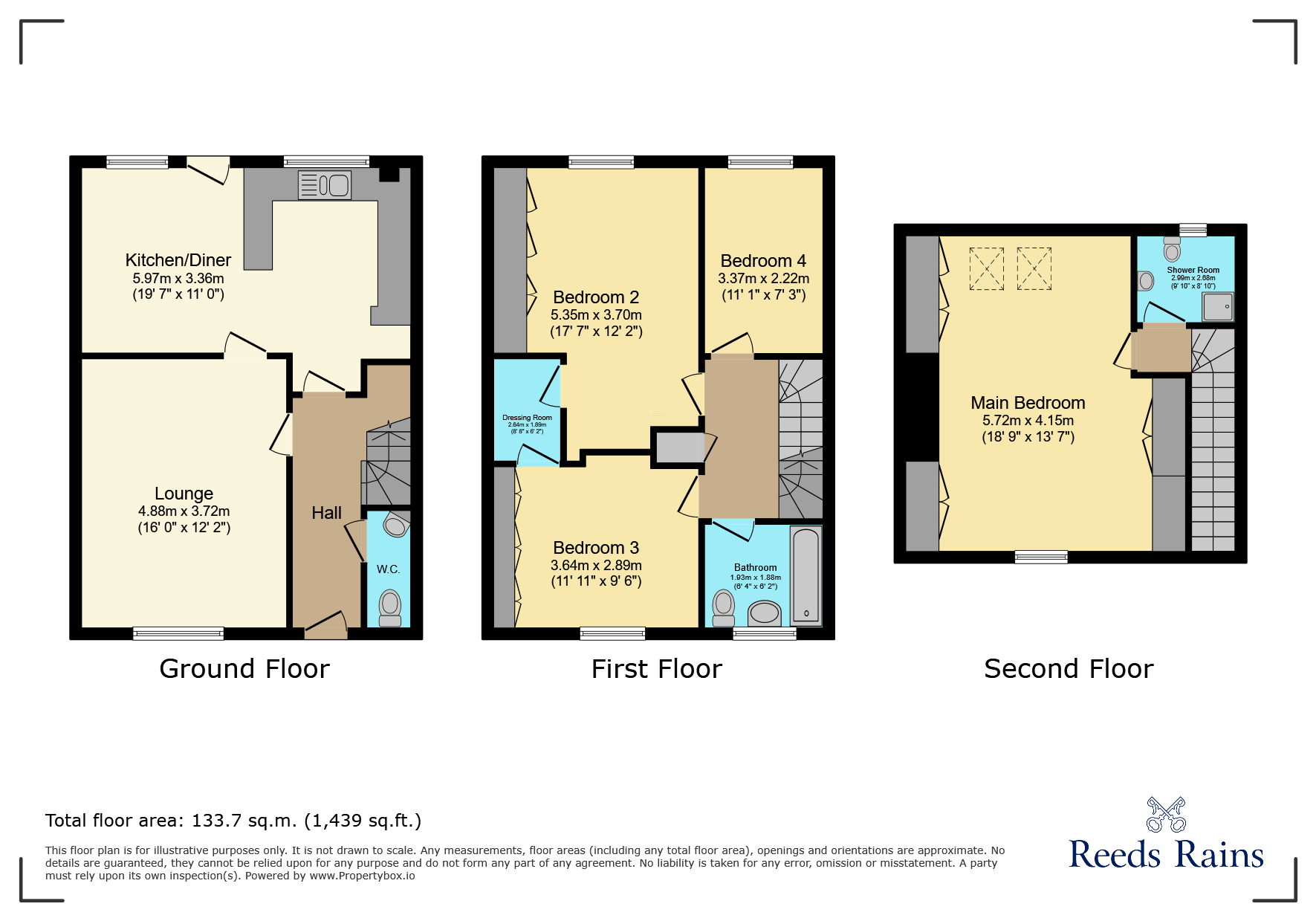 15, Monarch Way, Ilford floorplan