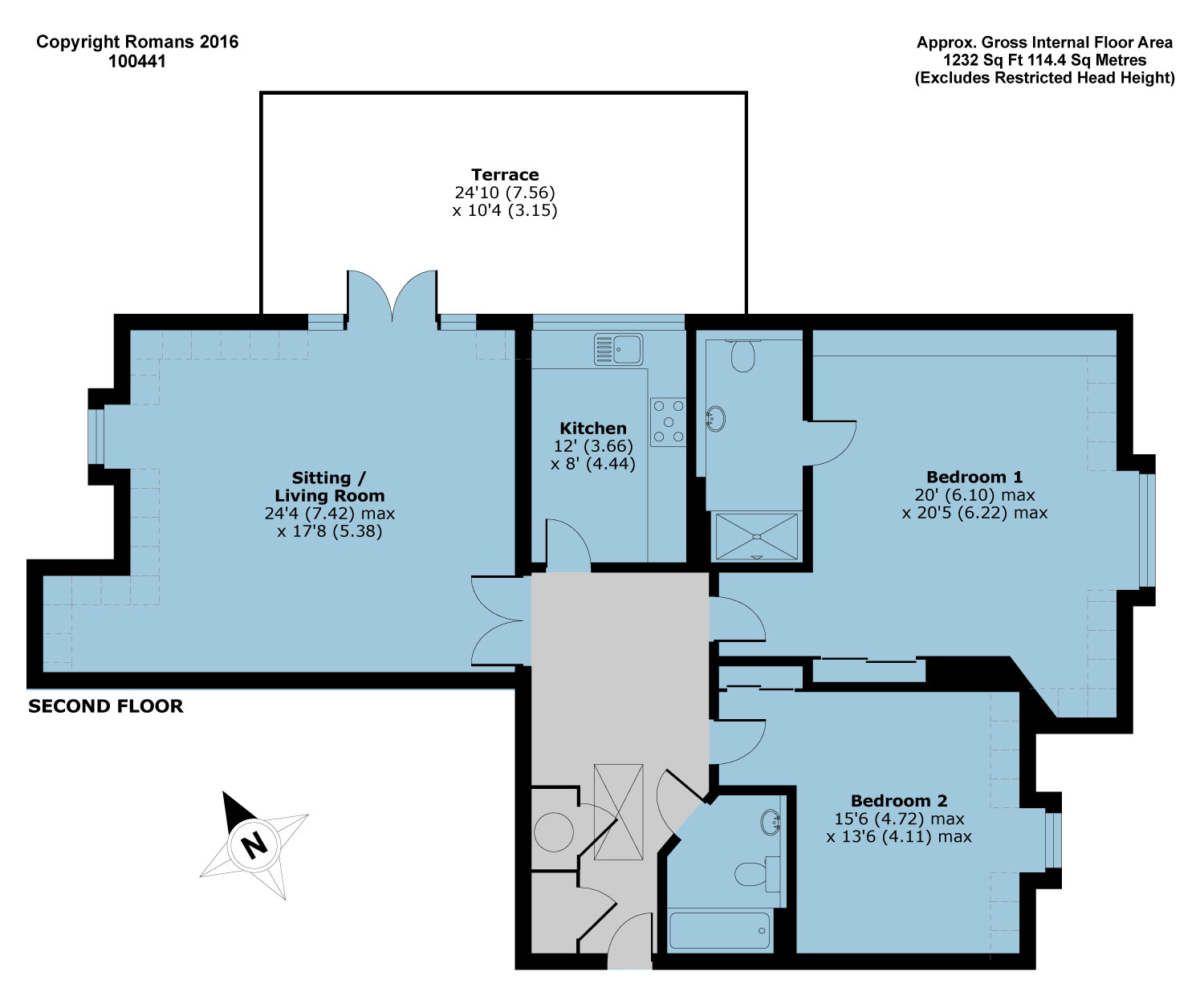 2 Bedrooms Flat to rent in Dry Arch Road, Sunningdale, Ascot SL5