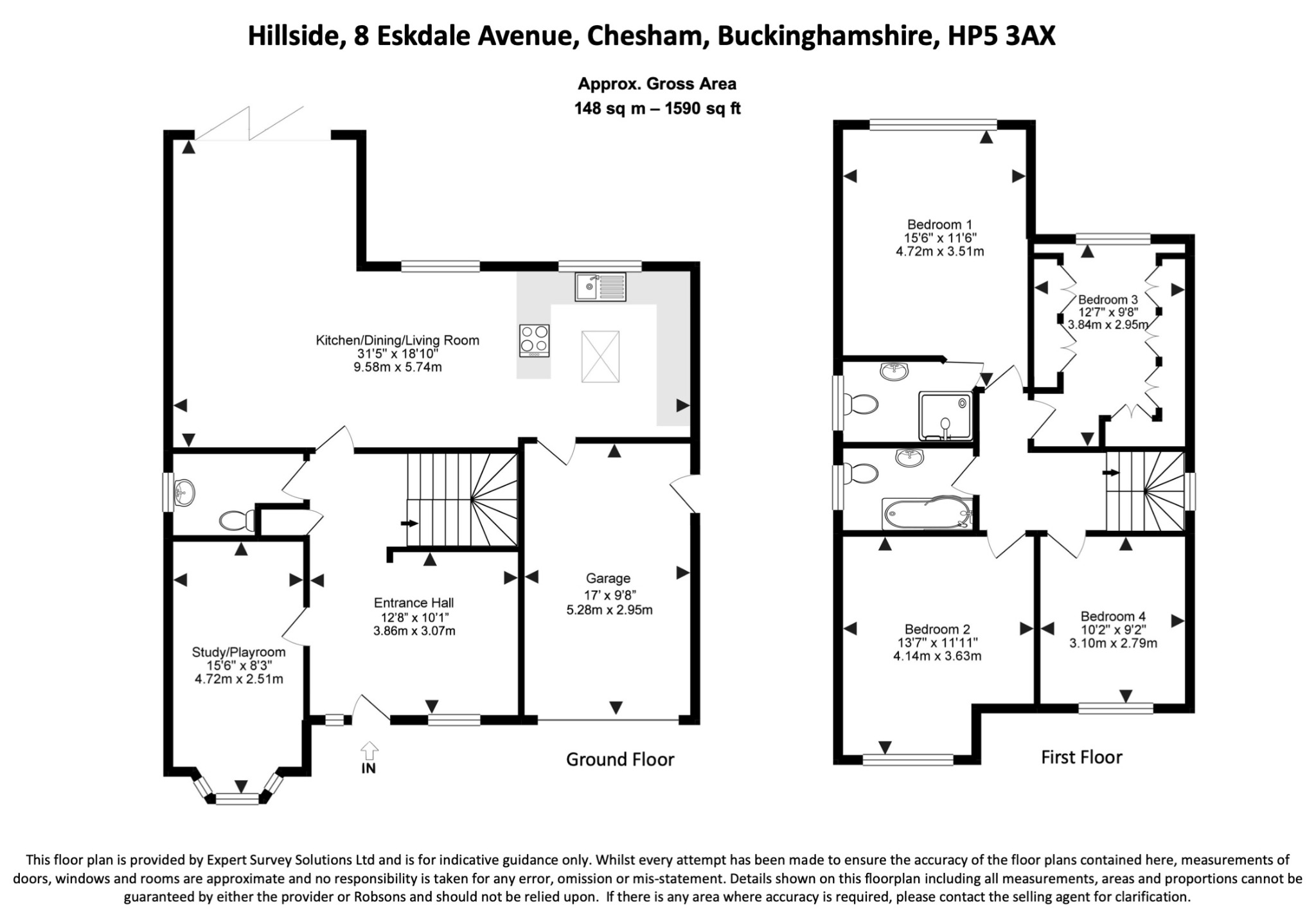 4 bed detached house for sale in Eskdale Avenue, Chesham HP5 Zoopla
