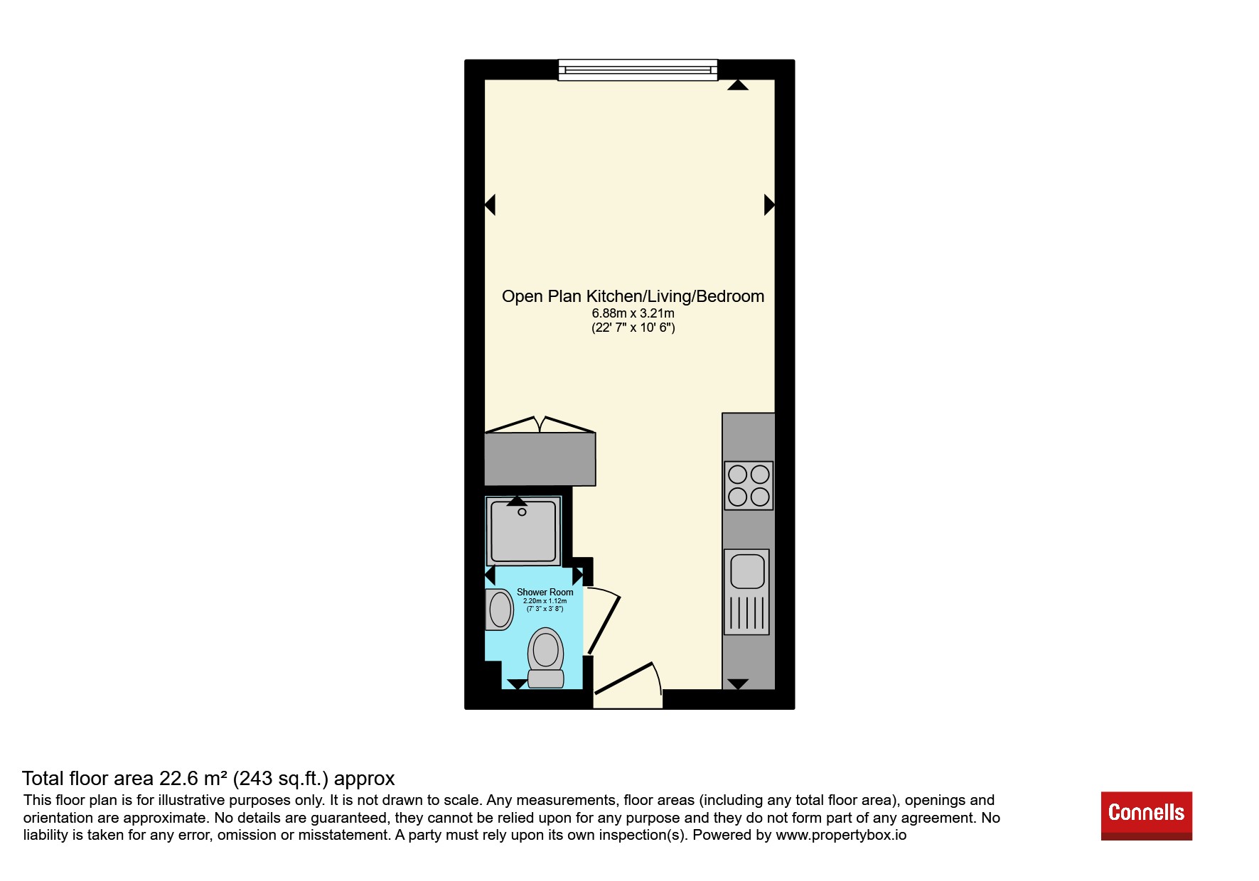 Flat 100, Primus Edge, 2, Atkins Street, Leicester floorplan