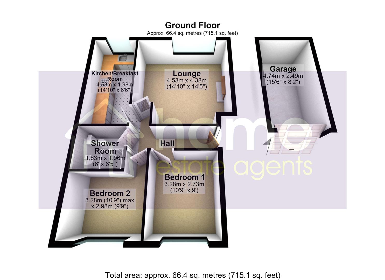 Flat 5, Charlestown Court, Turner Lane, Ashton-Under-Lyne floorplan