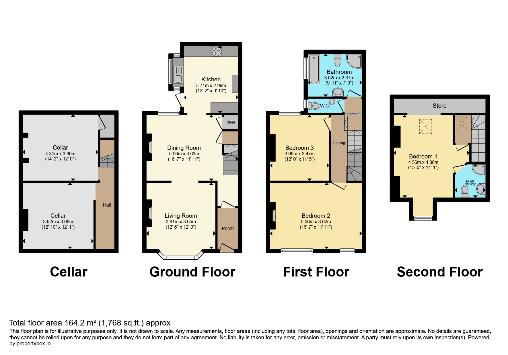 201, Crescent Road, Manchester floorplan