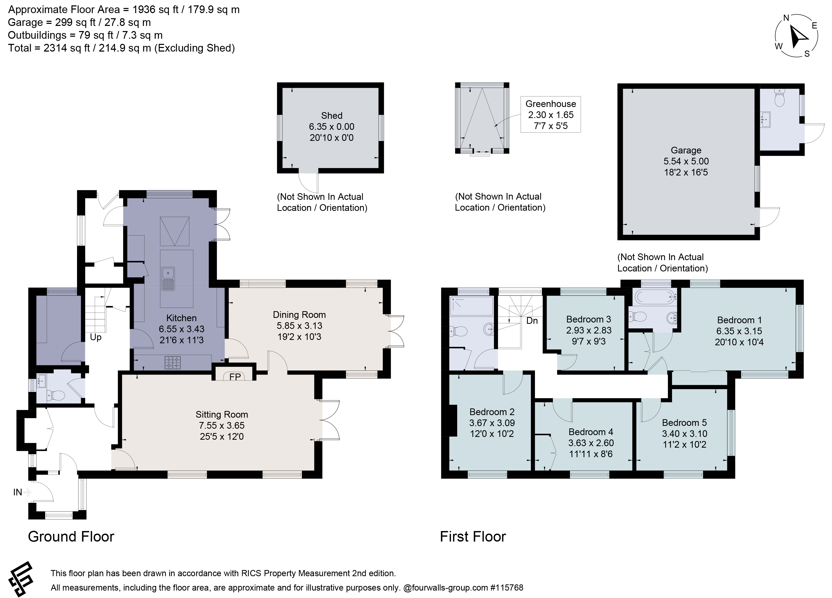 Ford Cottage,, Ford Road, Woking floorplan