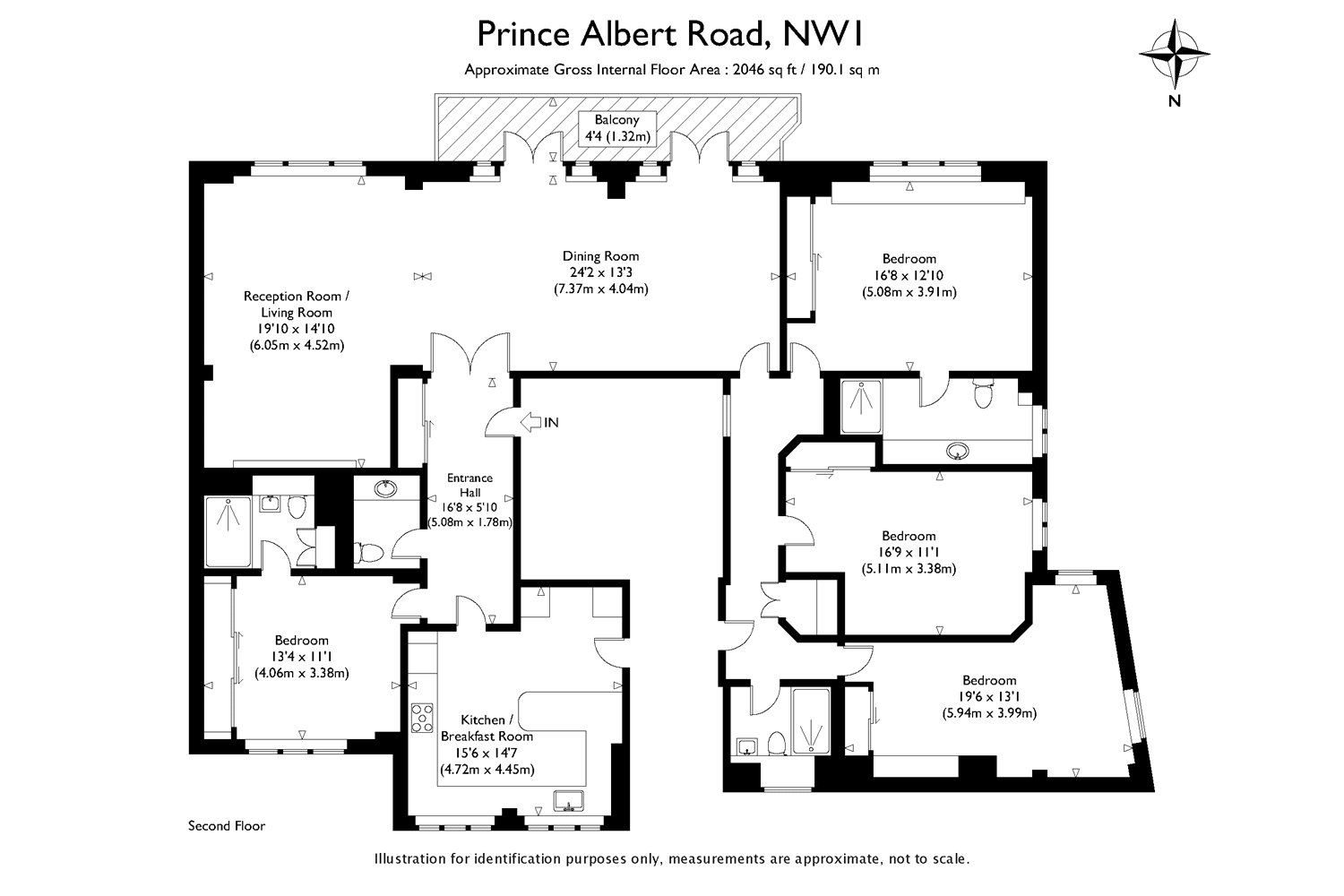 4 Bedrooms Flat for sale in Primrose Court, 49-50 Prince Albert Road, London NW8