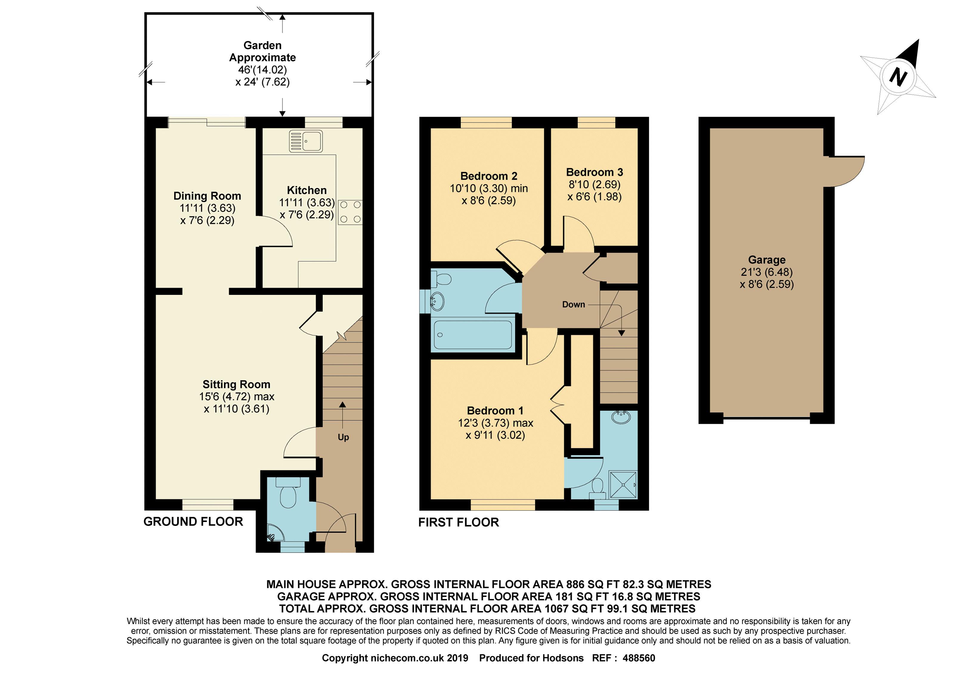 3 Bedrooms Semi-detached house for sale in Abbey Brook, Didcot OX11