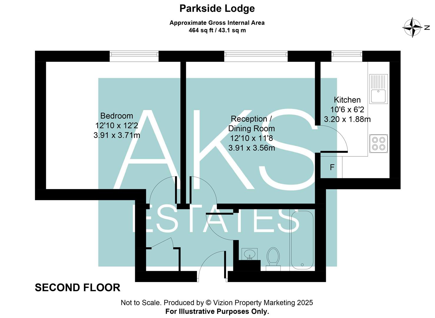 15, Parkside Lodge, Upton Court Road, Slough floorplan
