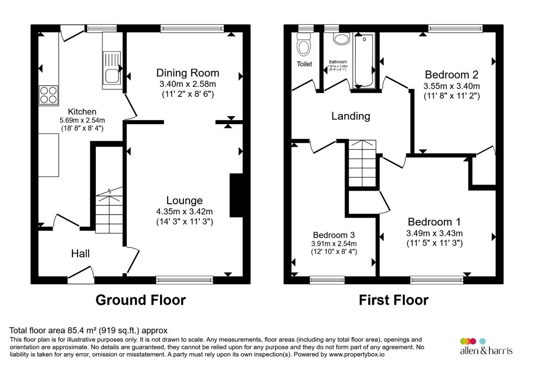 12, Brayford Place, Cardiff floorplan
