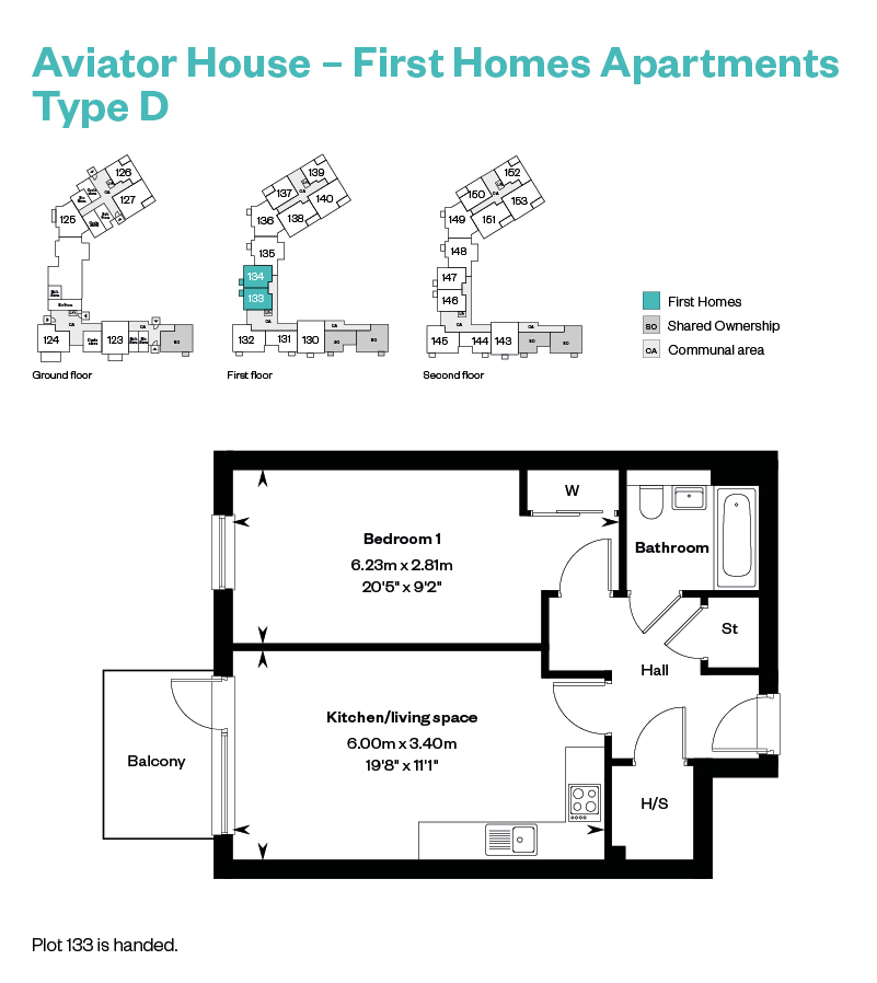 133, Concorde Drive, Weybridge, Kt13 8Gh floorplan