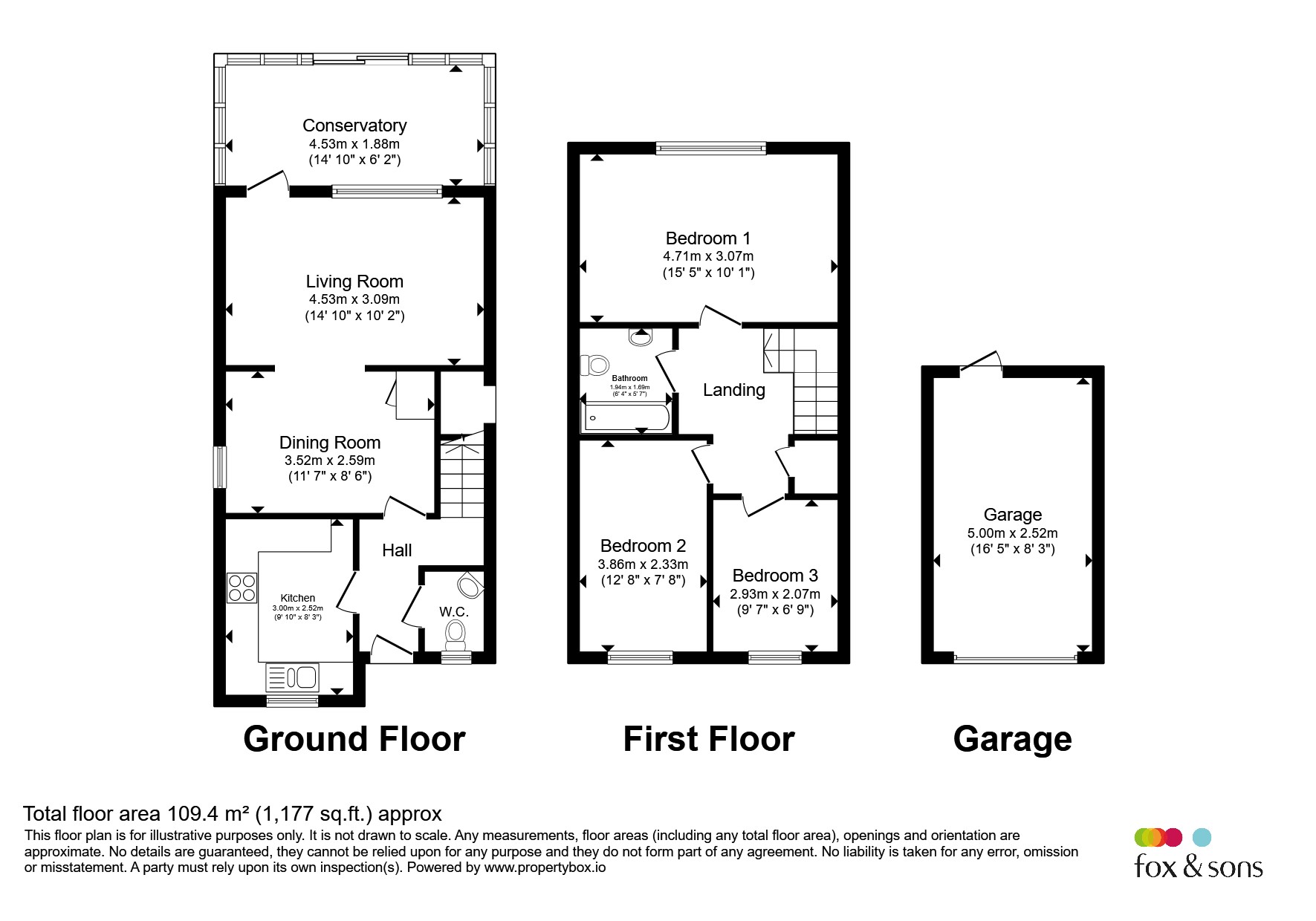 61, Springfield Road, WEYMOUTH floorplan