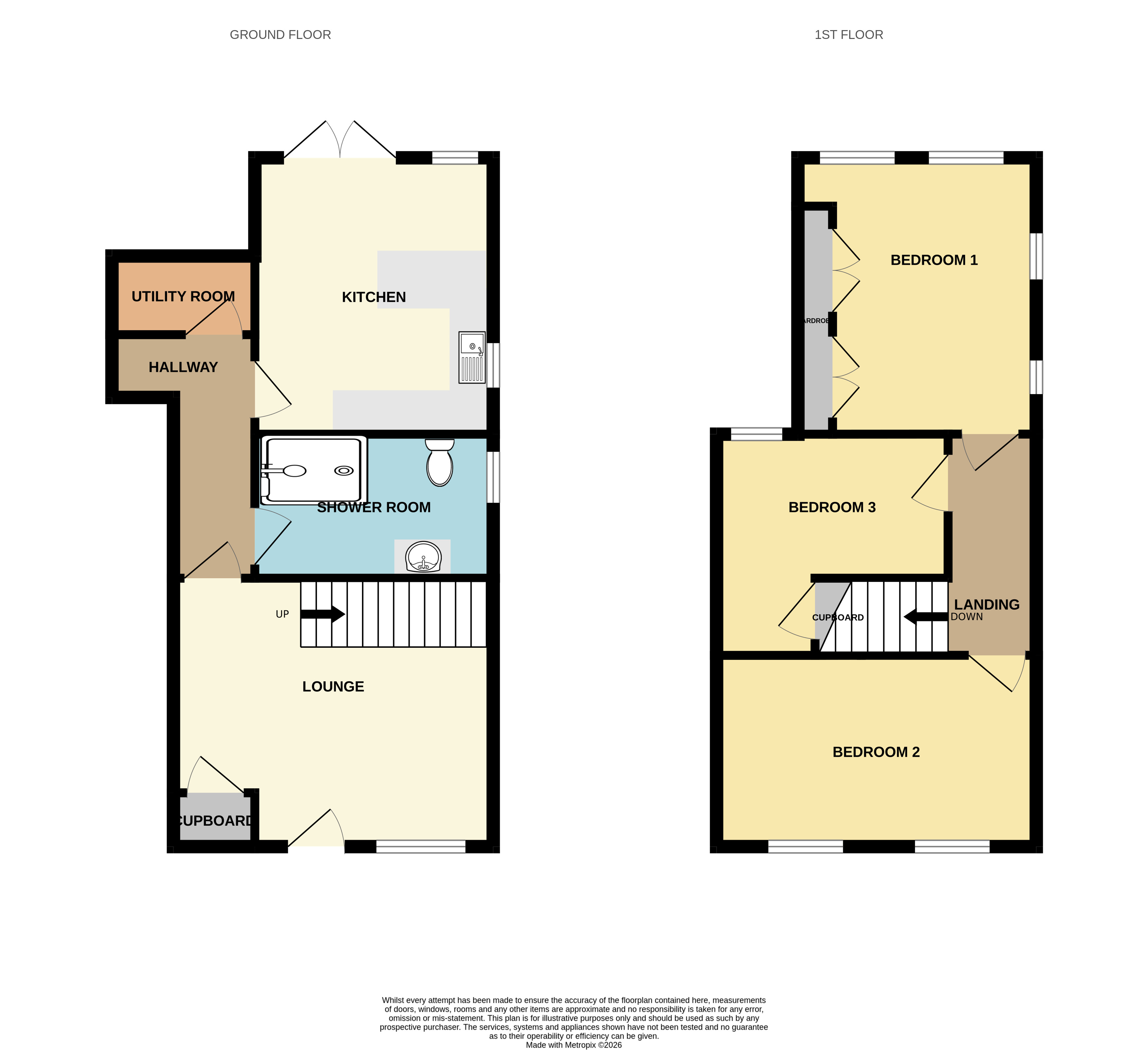 BRYN-Y-WAWR, Upper High Street, Cefn Coed, Merthyr Tydfil floorplan