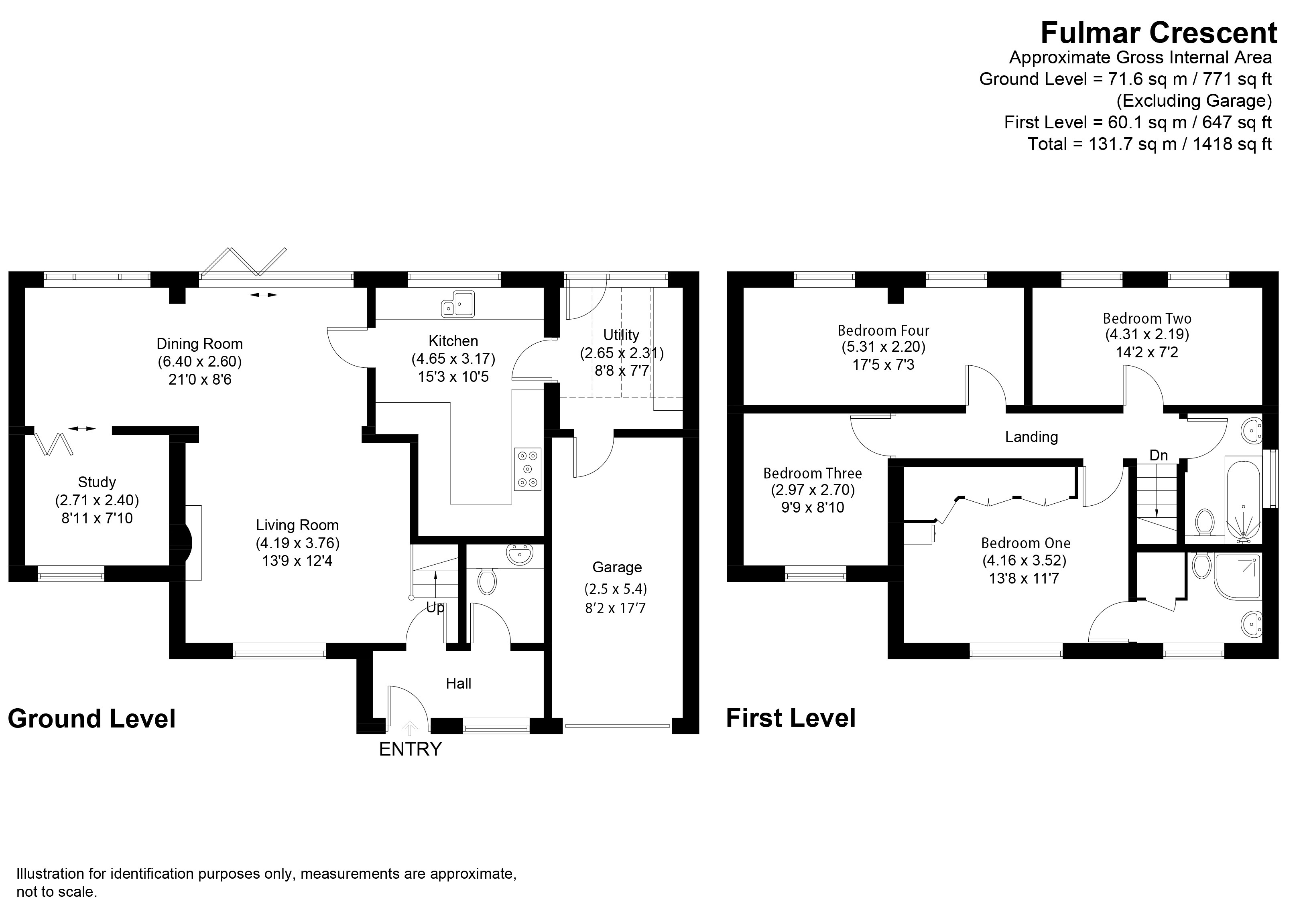21, Fulmar Crescent, Kidderminster floorplan