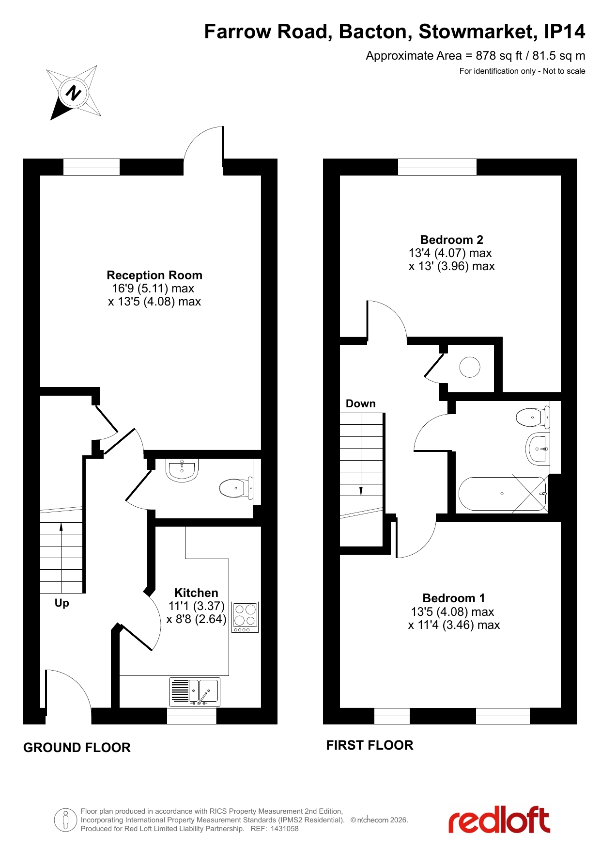 Farrow Road, Bacton floorplan
