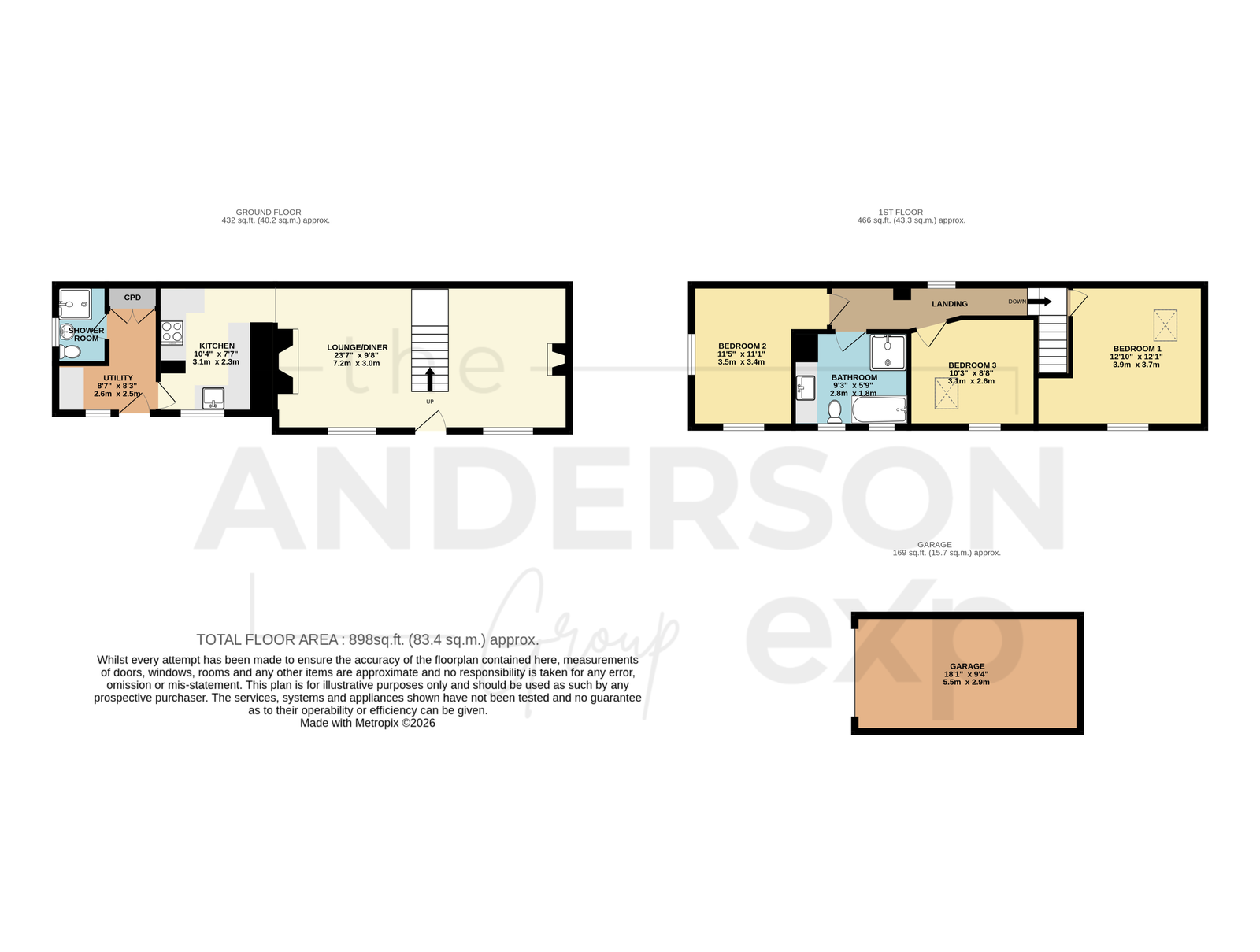 Emlyn Cottage, Victoria Road, Swansea floorplan