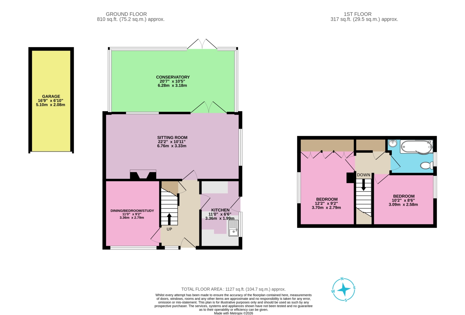 32, MEADOW WAY, CIRENCESTER floorplan