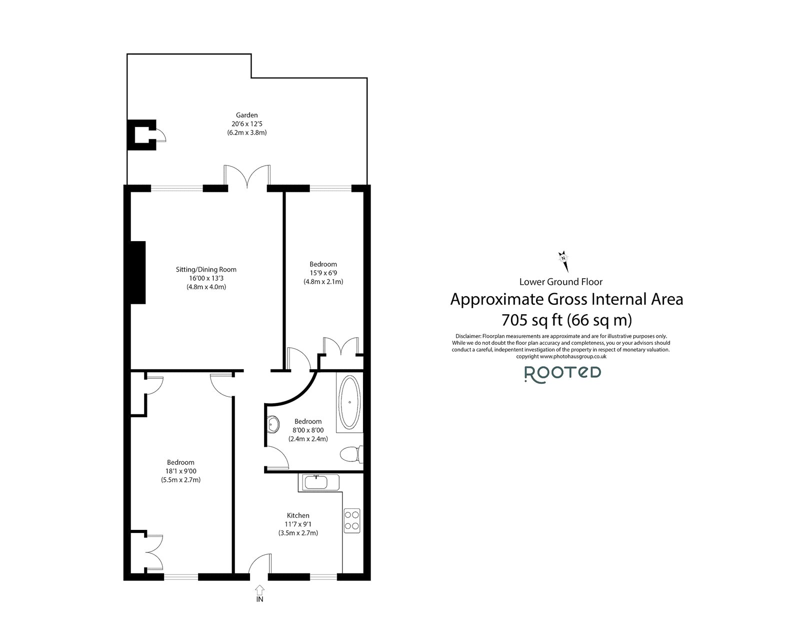 11, Clapton Terrace, London floorplan