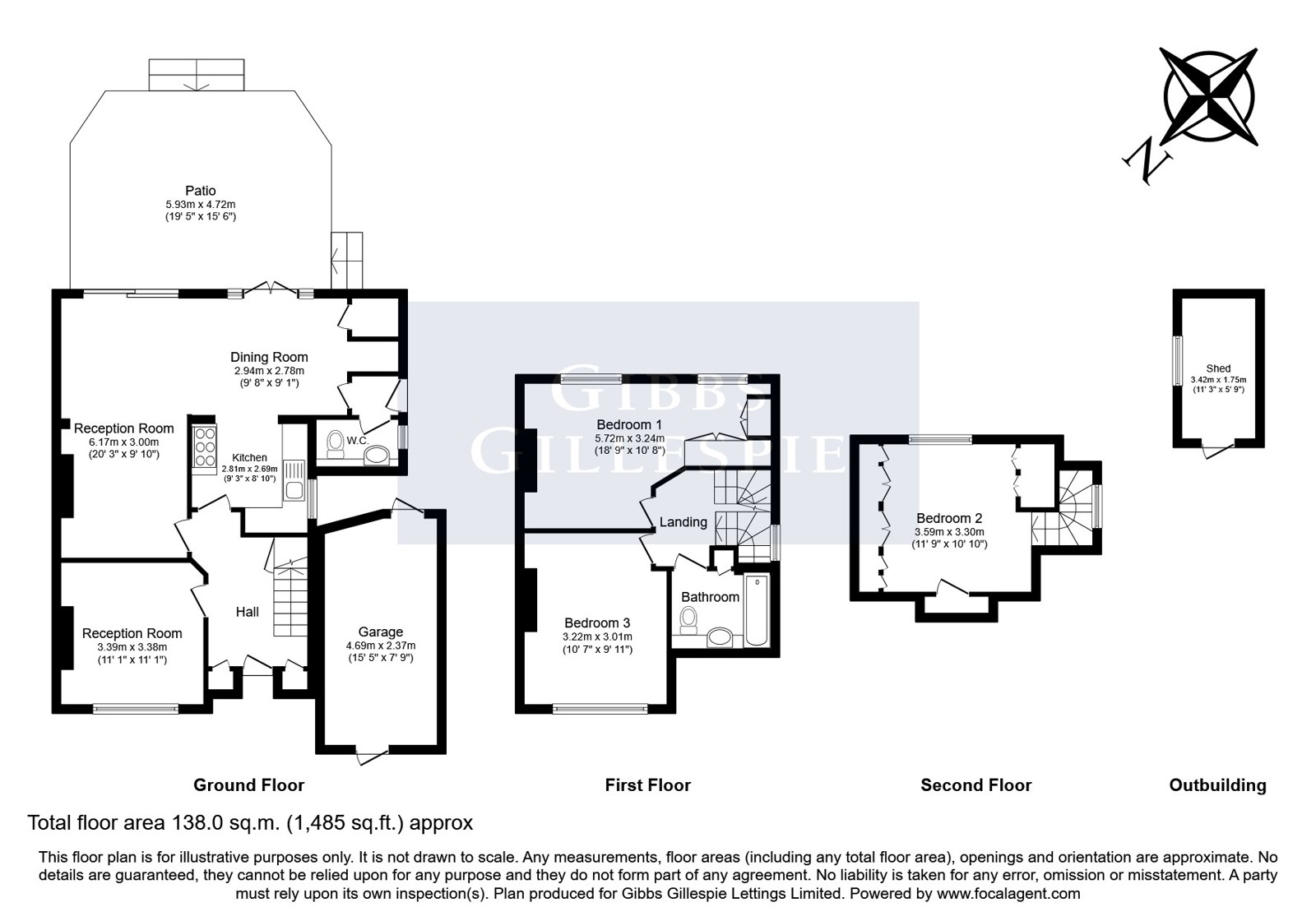 62, St. Michaels Crescent, Pinner floorplan