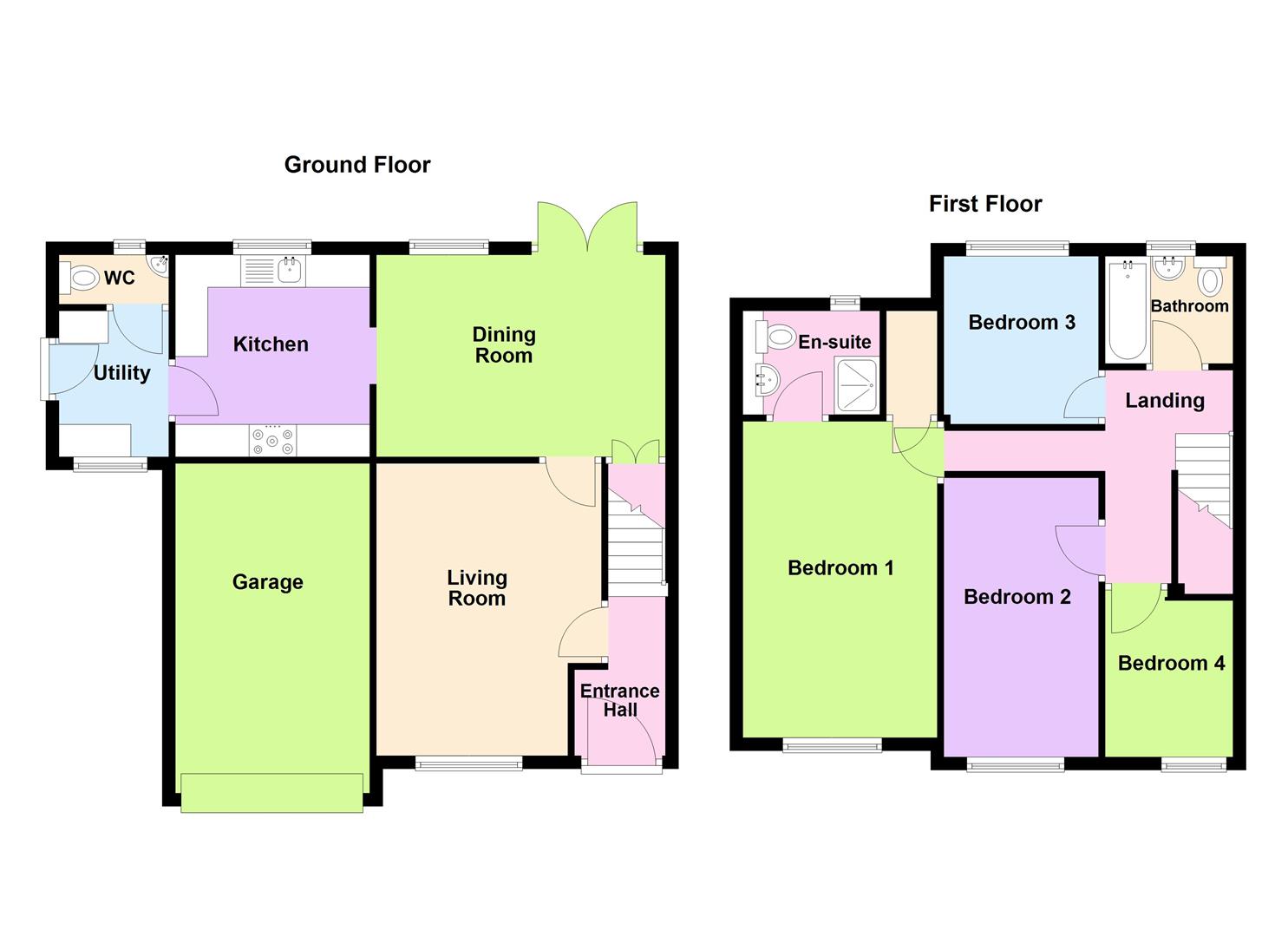 44, The Finches, Weymouth floorplan