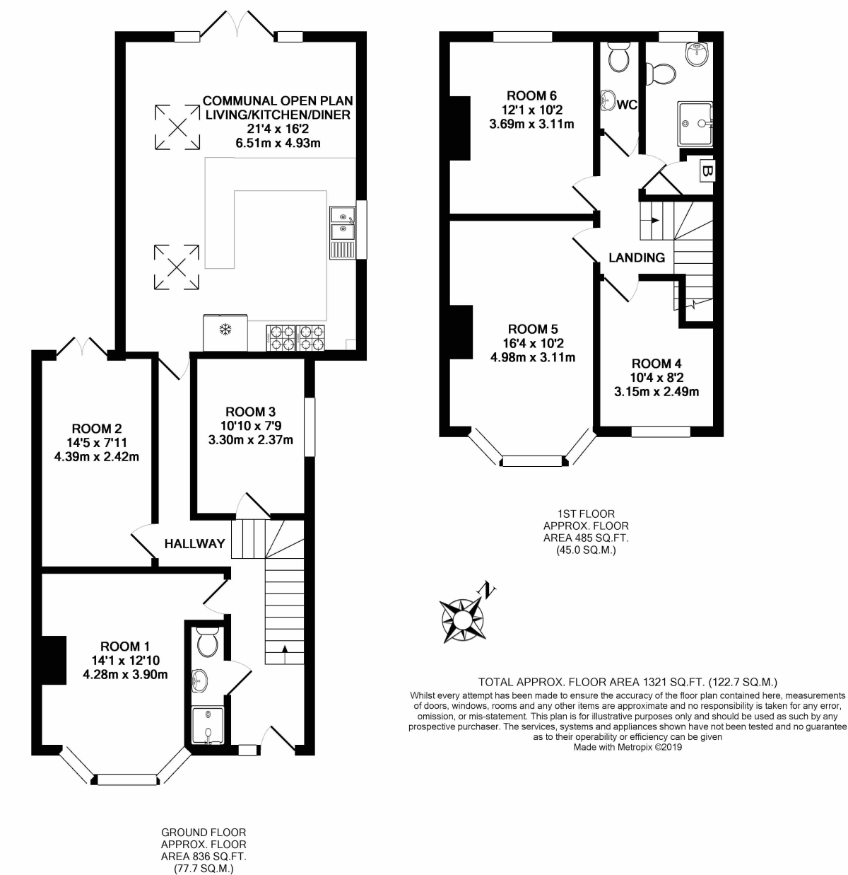 Kenilworth Avenue, Oxford floorplan