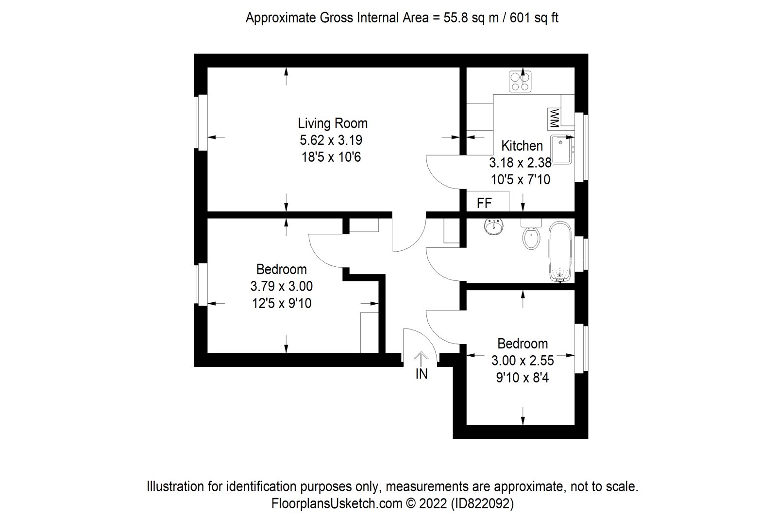 298, Whipperley Ring, Luton floorplan