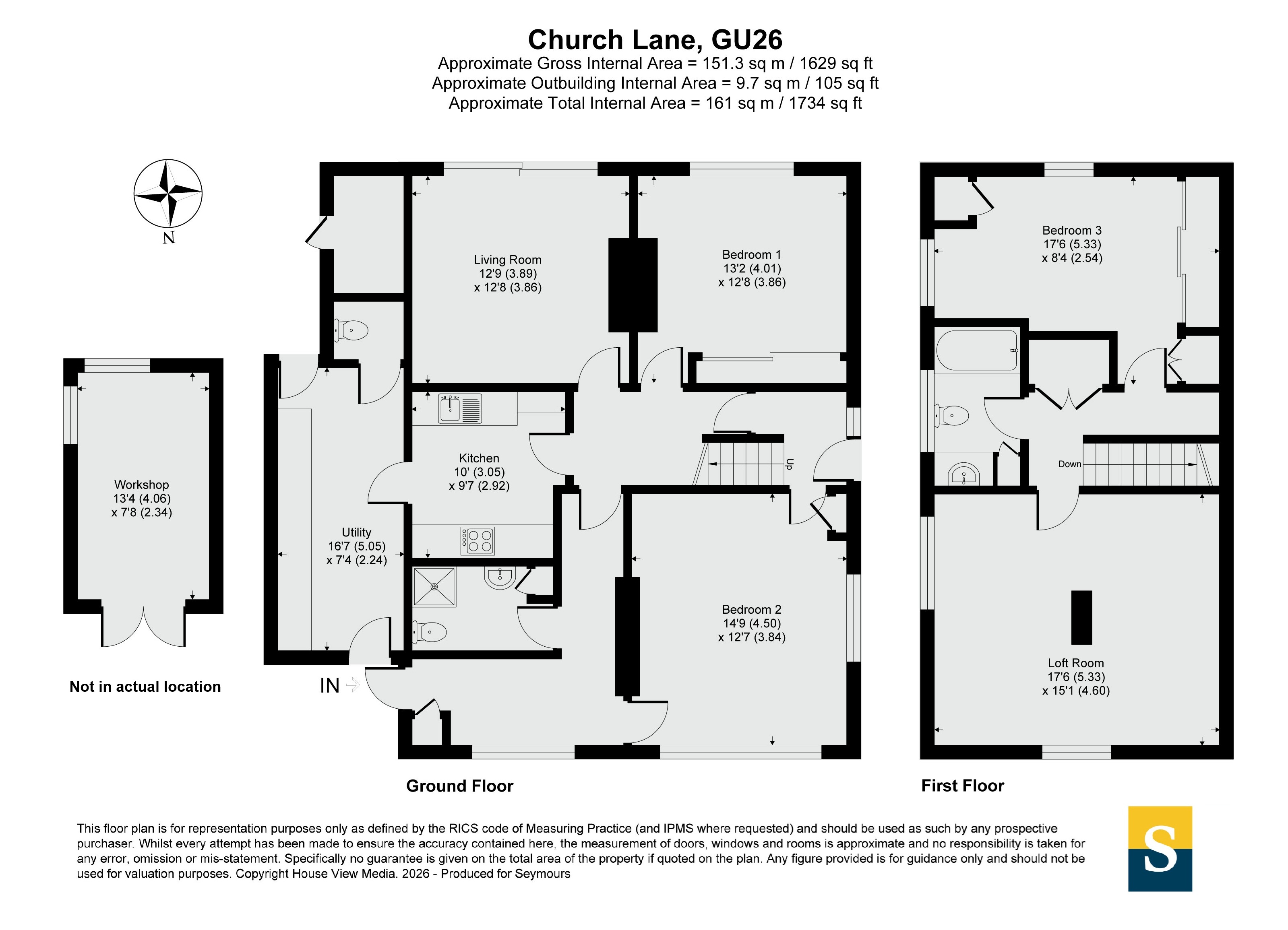 The Bungalow,, Church Lane, Hindhead floorplan