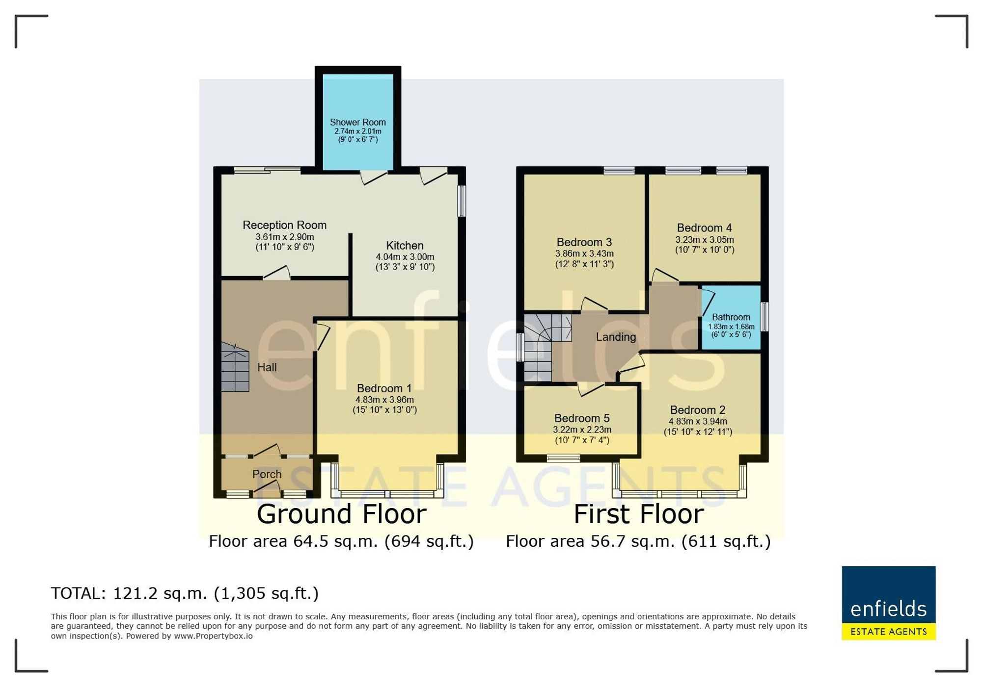 21 Bingham Road, Bournemouth floorplan