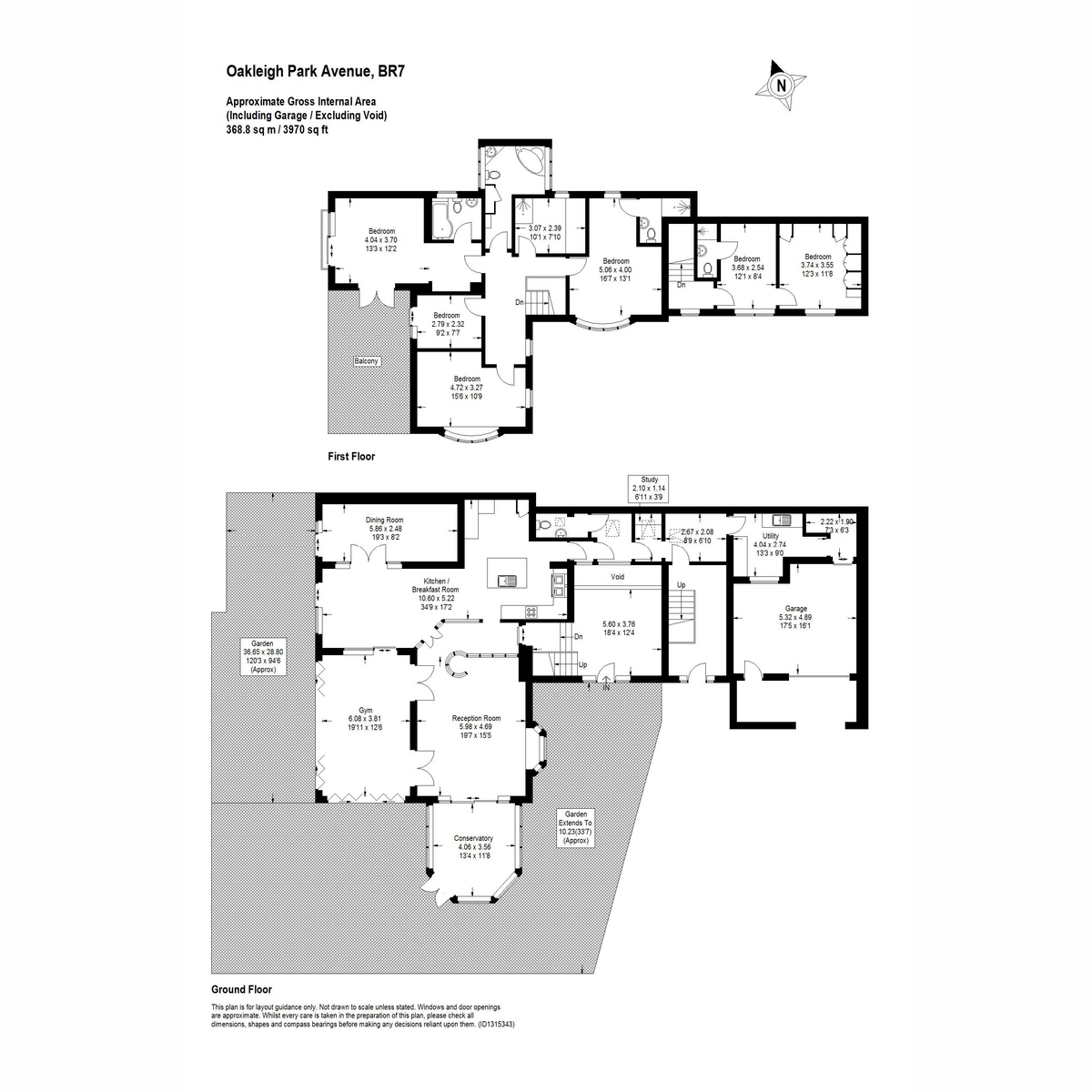 19, Oakleigh Park Avenue, Chislehurst floorplan