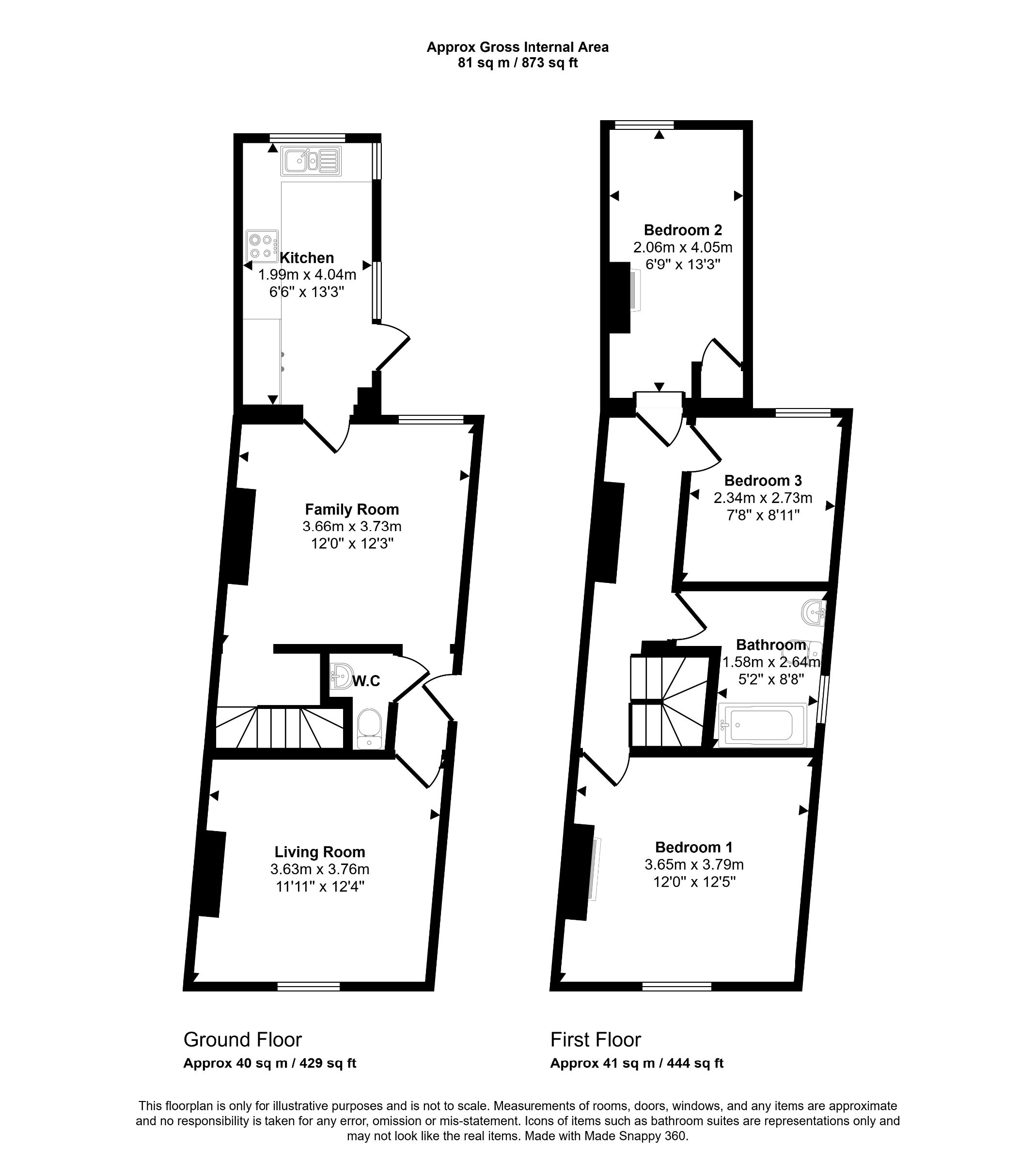 16 William Street, Tunbridge Wells floorplan