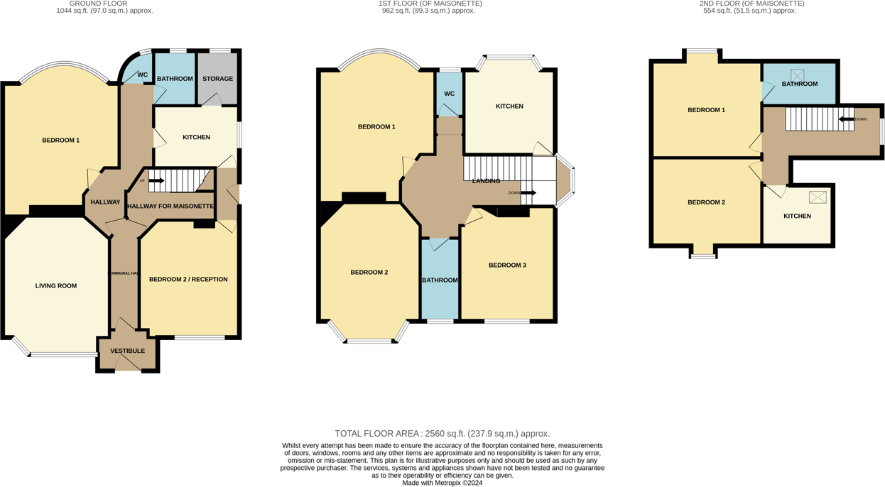 7, Queens Park Road, Bournemouth floorplan