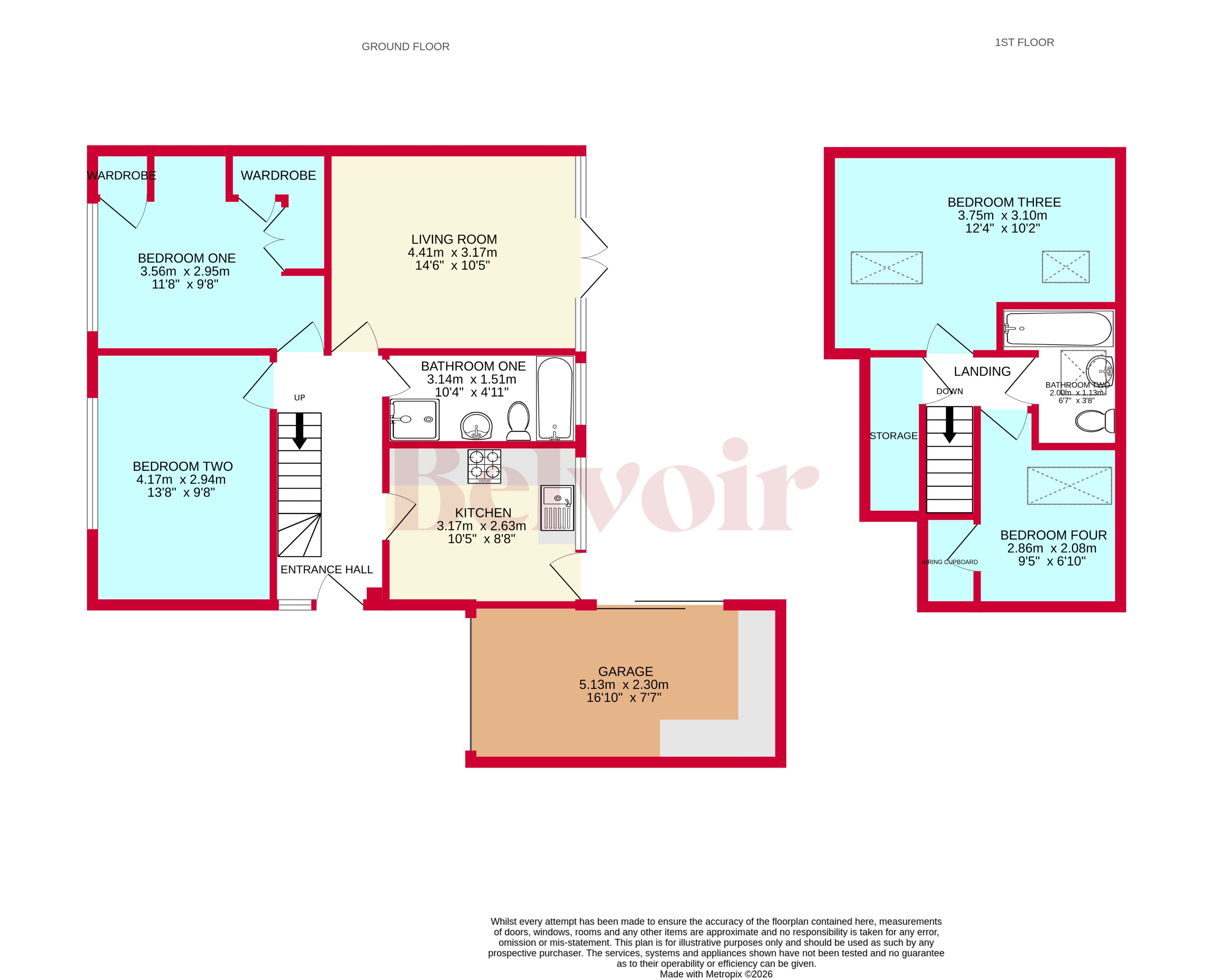 3, Lambourne Close, Walsall floorplan