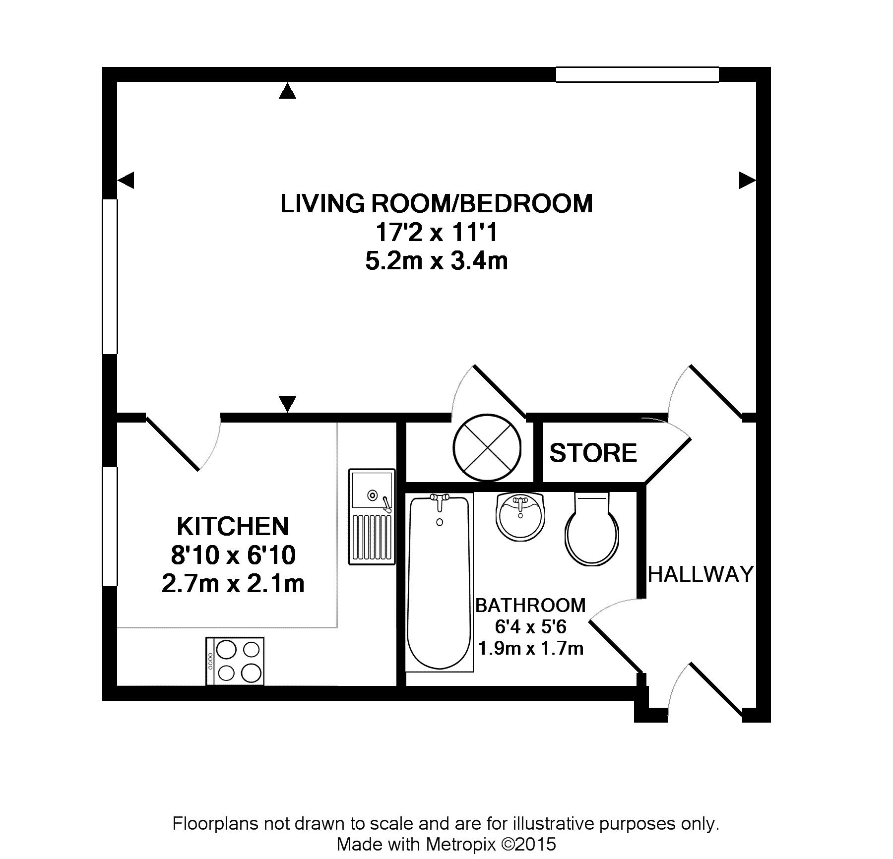 Flat 9A Montague Court, Montague Hill South, Bristol floorplan