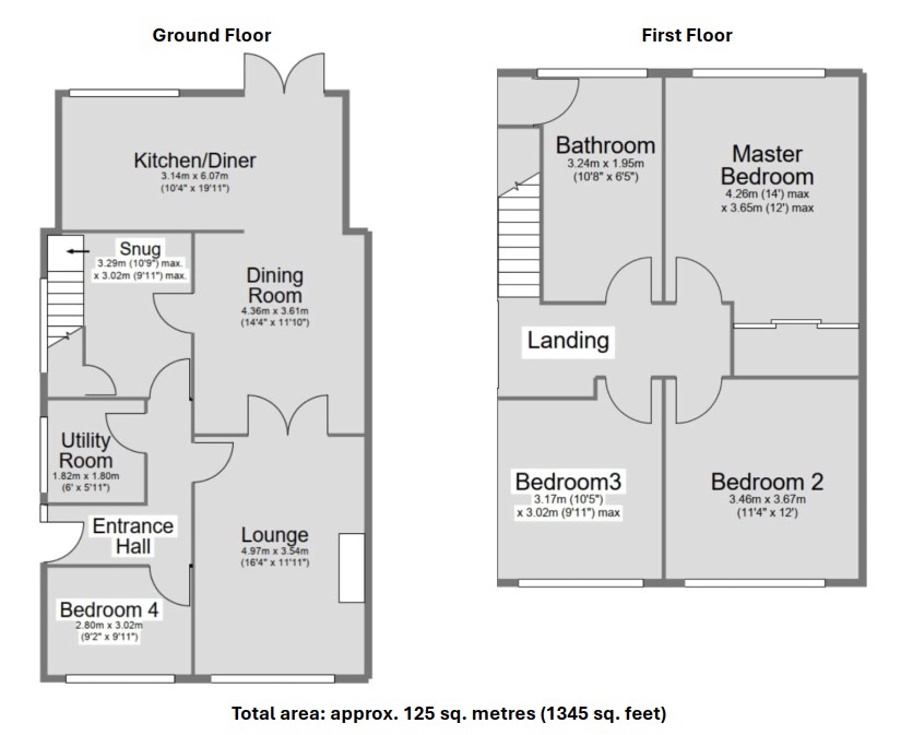16, Cross Street, Springhead, Oldham, Cross Street, Springhead, Oldham, Oldham floorplan