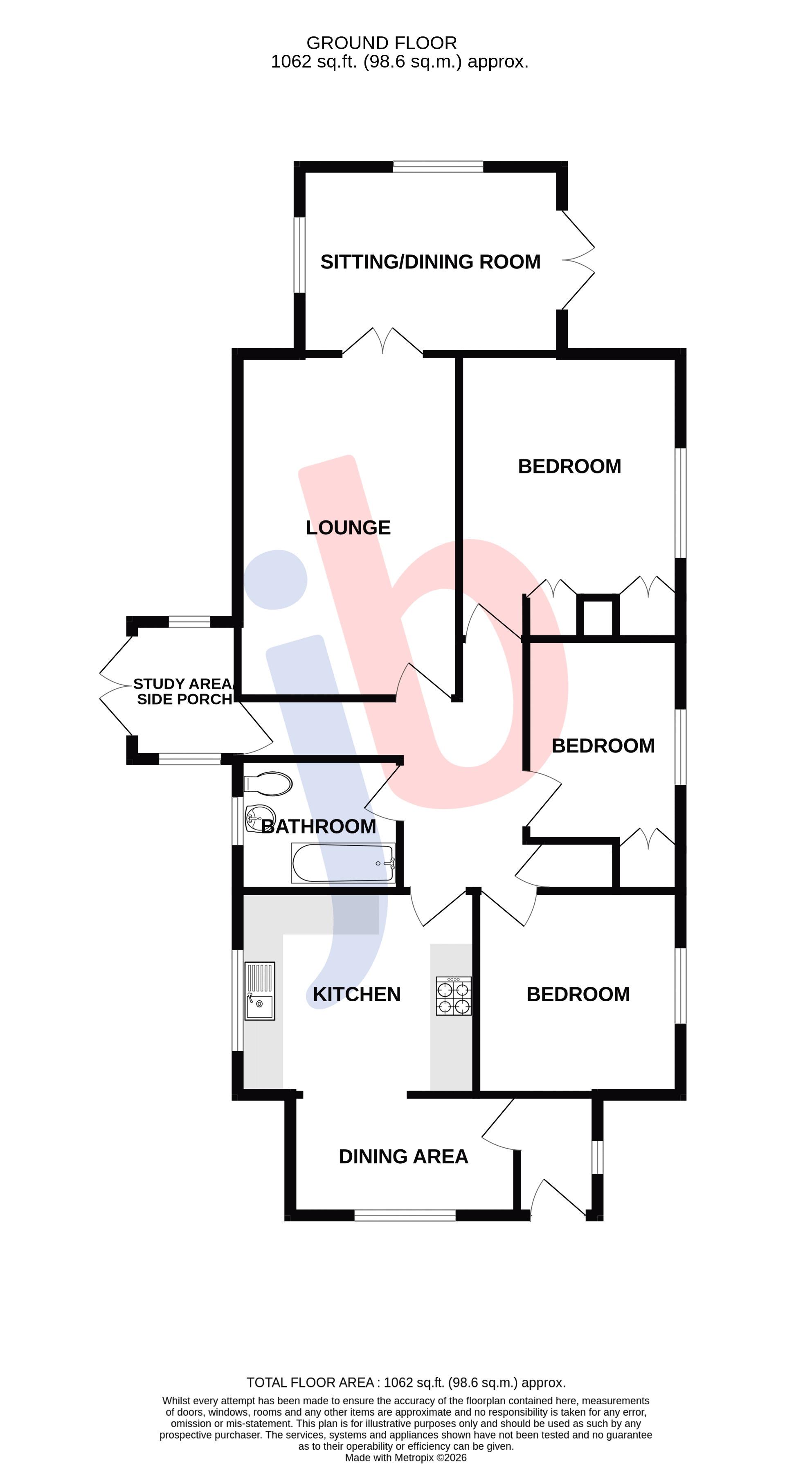 2, Club Court, Newark floorplan