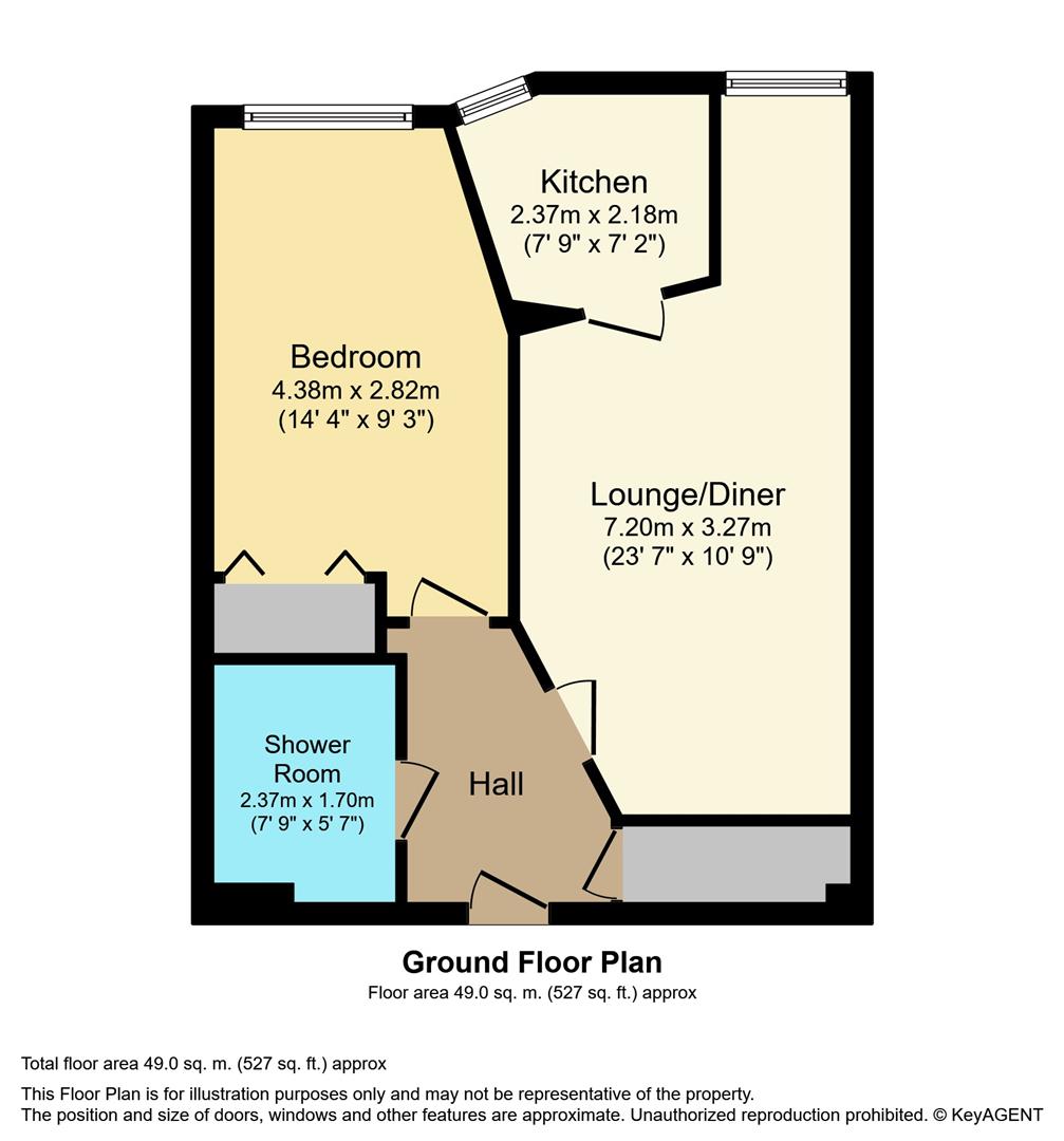 30 Martello Court, Jevington Gardens, Eastbourne floorplan